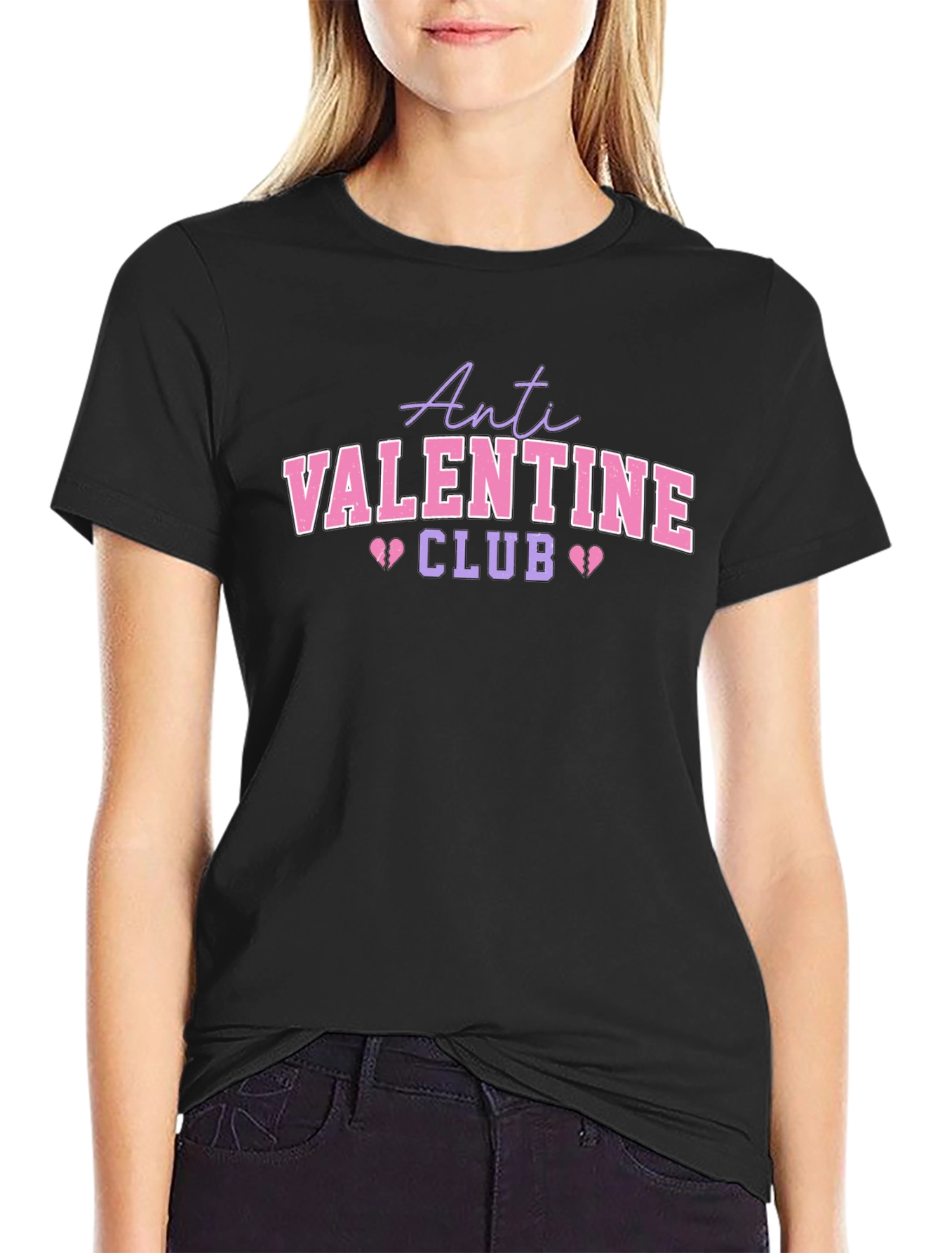 Anti Valentine Club Graphic Tee