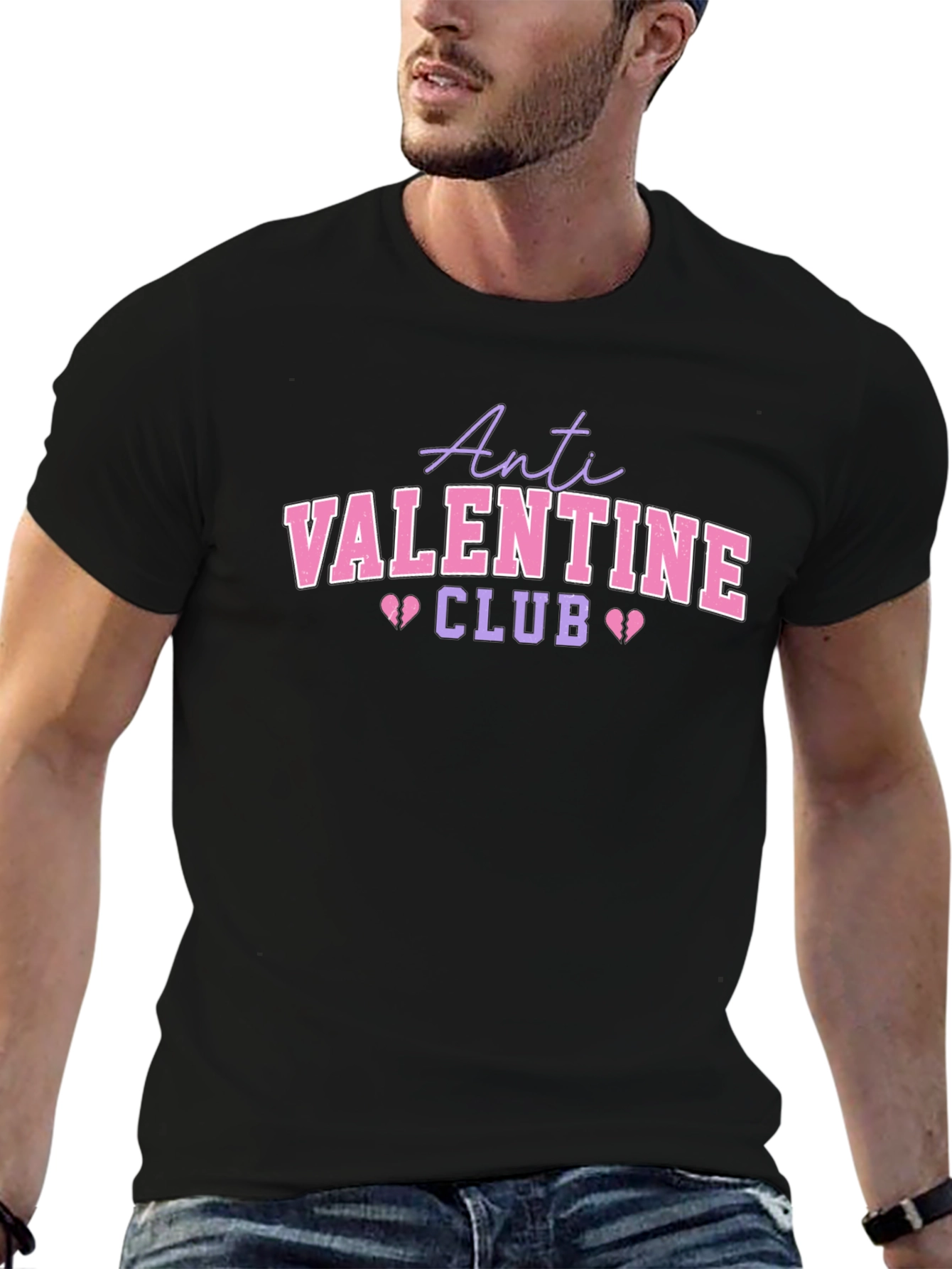 Anti Valentine Club Graphic Tee