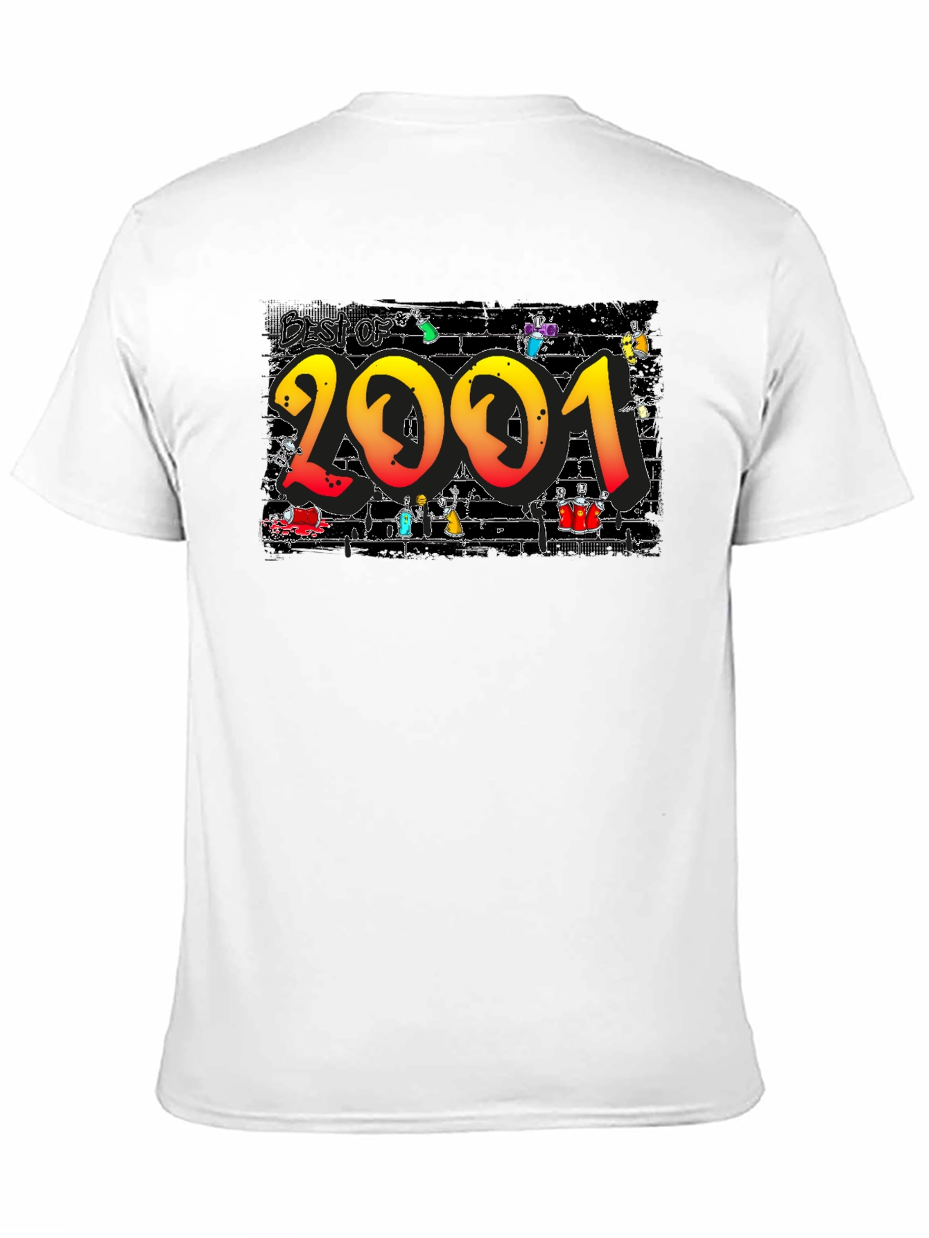 Best of 2001 Graphic Print Black T-Shirt
