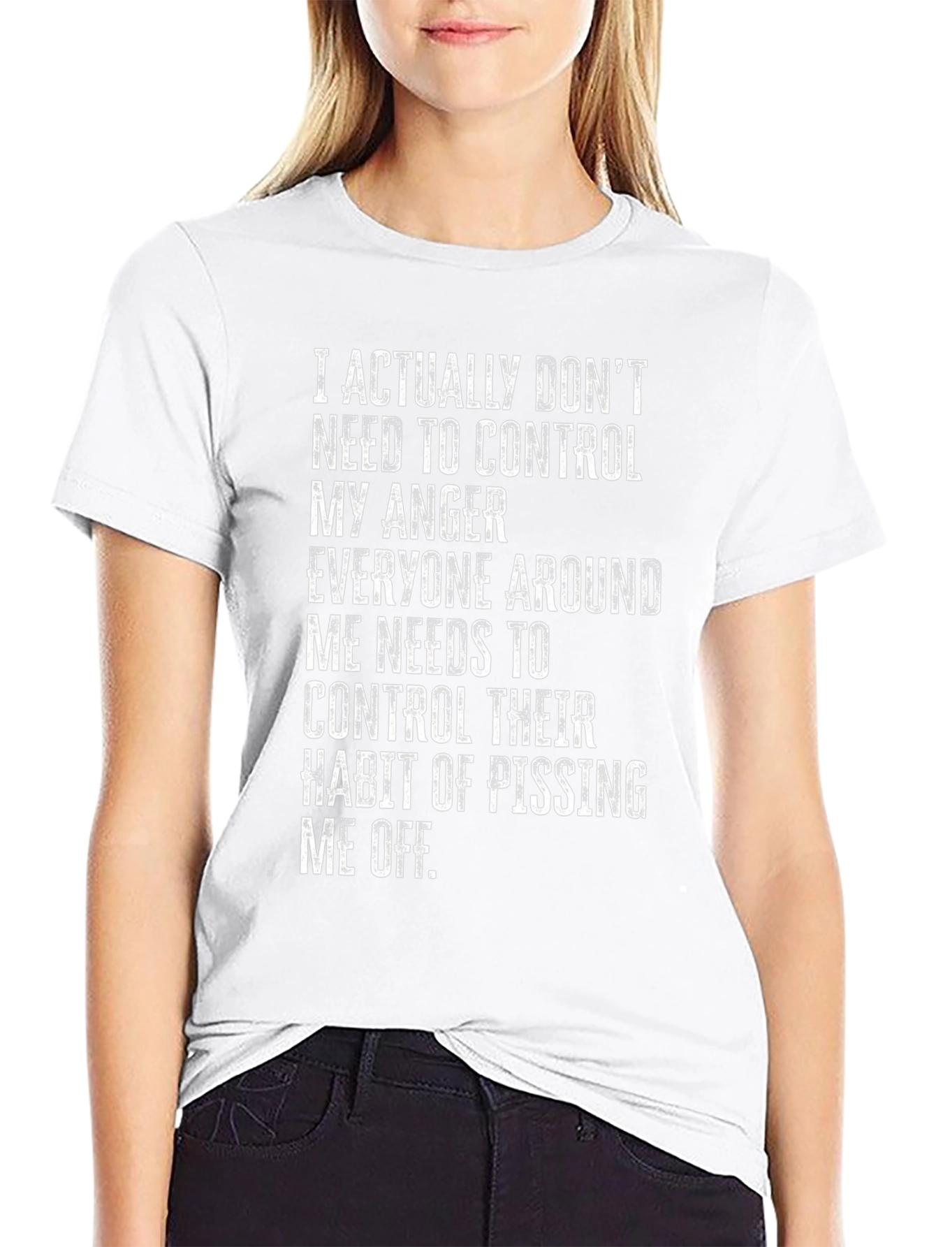 Funny Graphic T-Shirt: Control Your Anger