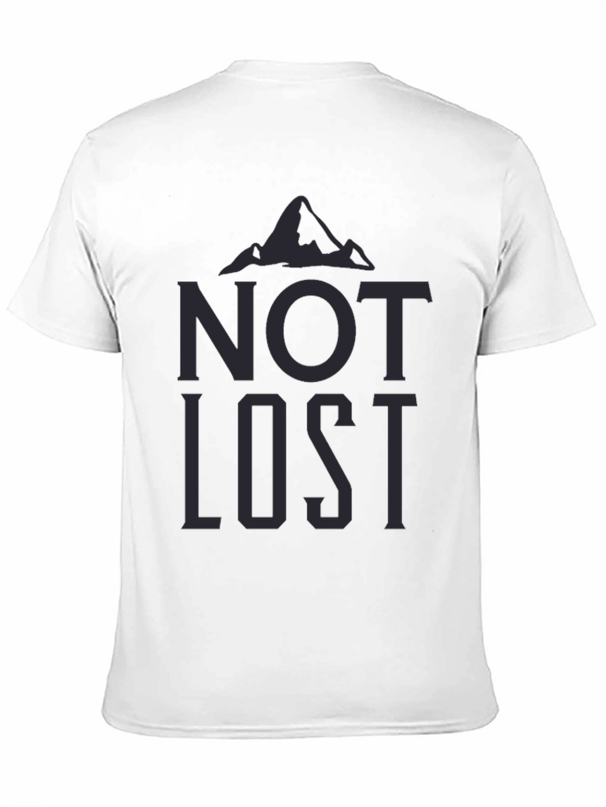 Not Lost Graphic Tee - Mens Black T-Shirt