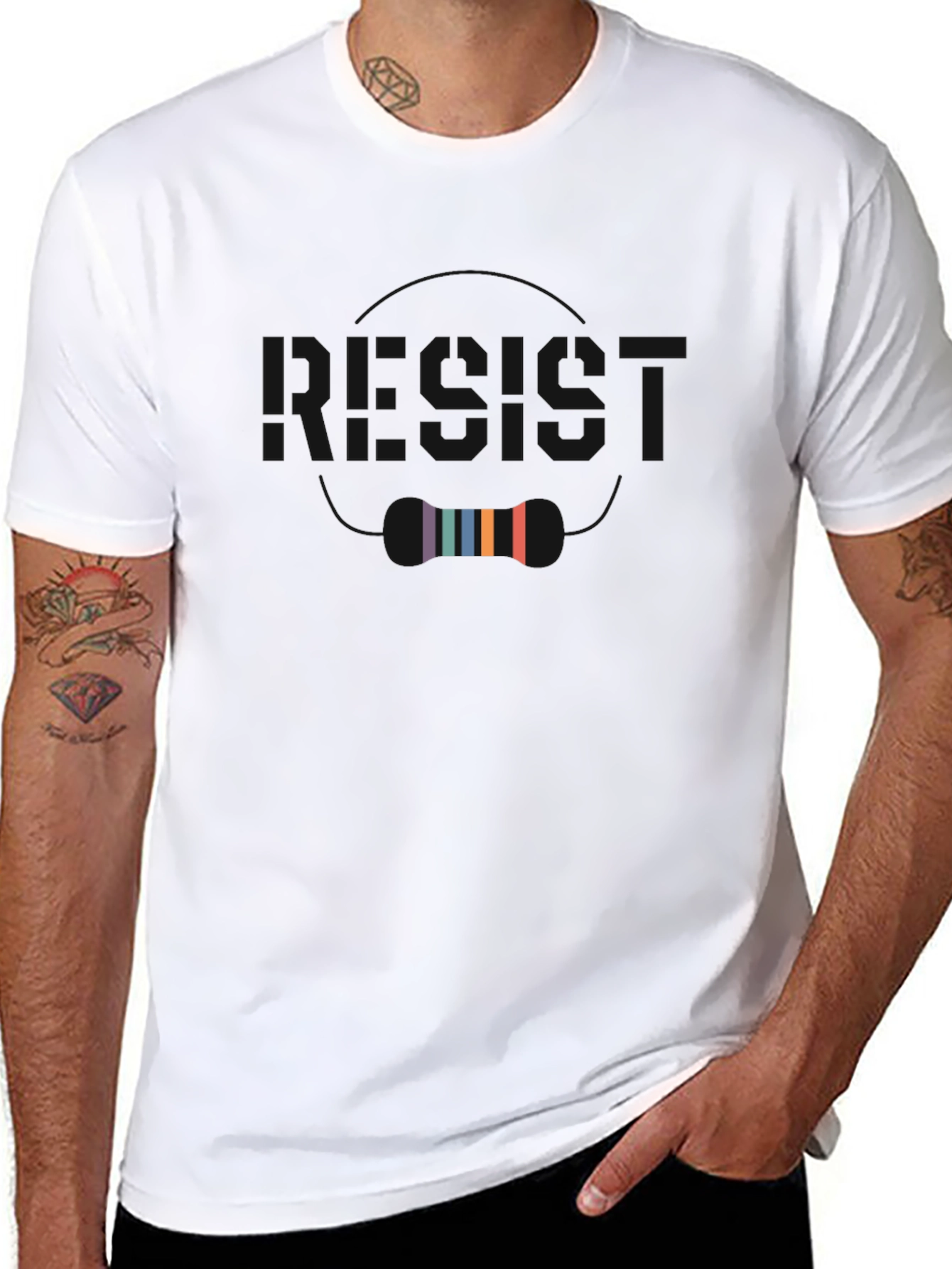 Retro Graphic Tee - Soft Black Cotton Blend