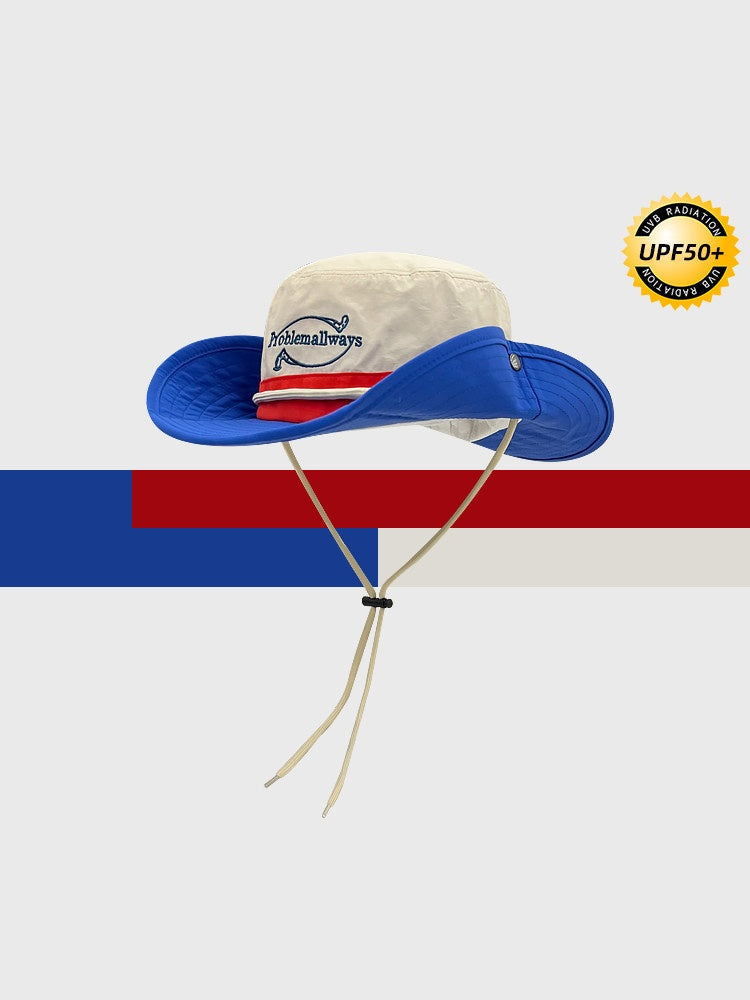 Versatile Outdoor Sun Protection Cowboy Hat for Camping & Fishing