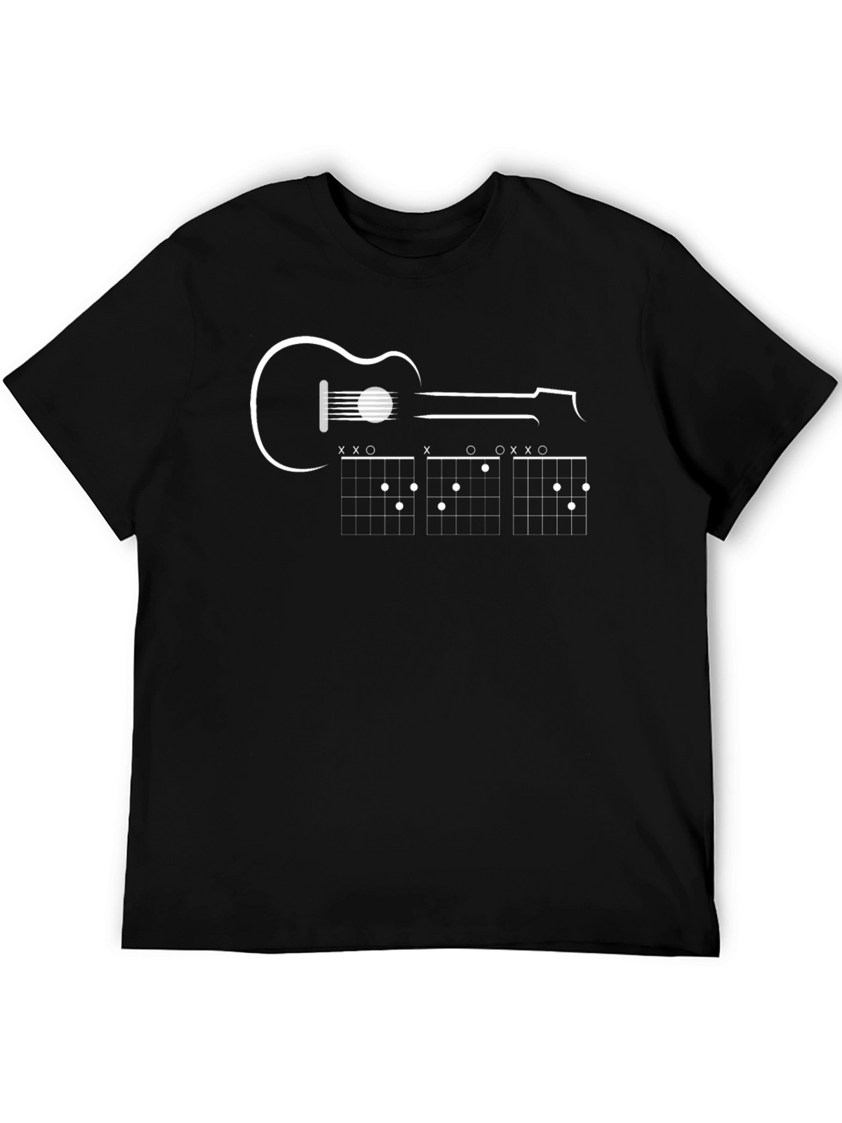 Guitar Chord Chart T-Shirt - Music Lover Tee