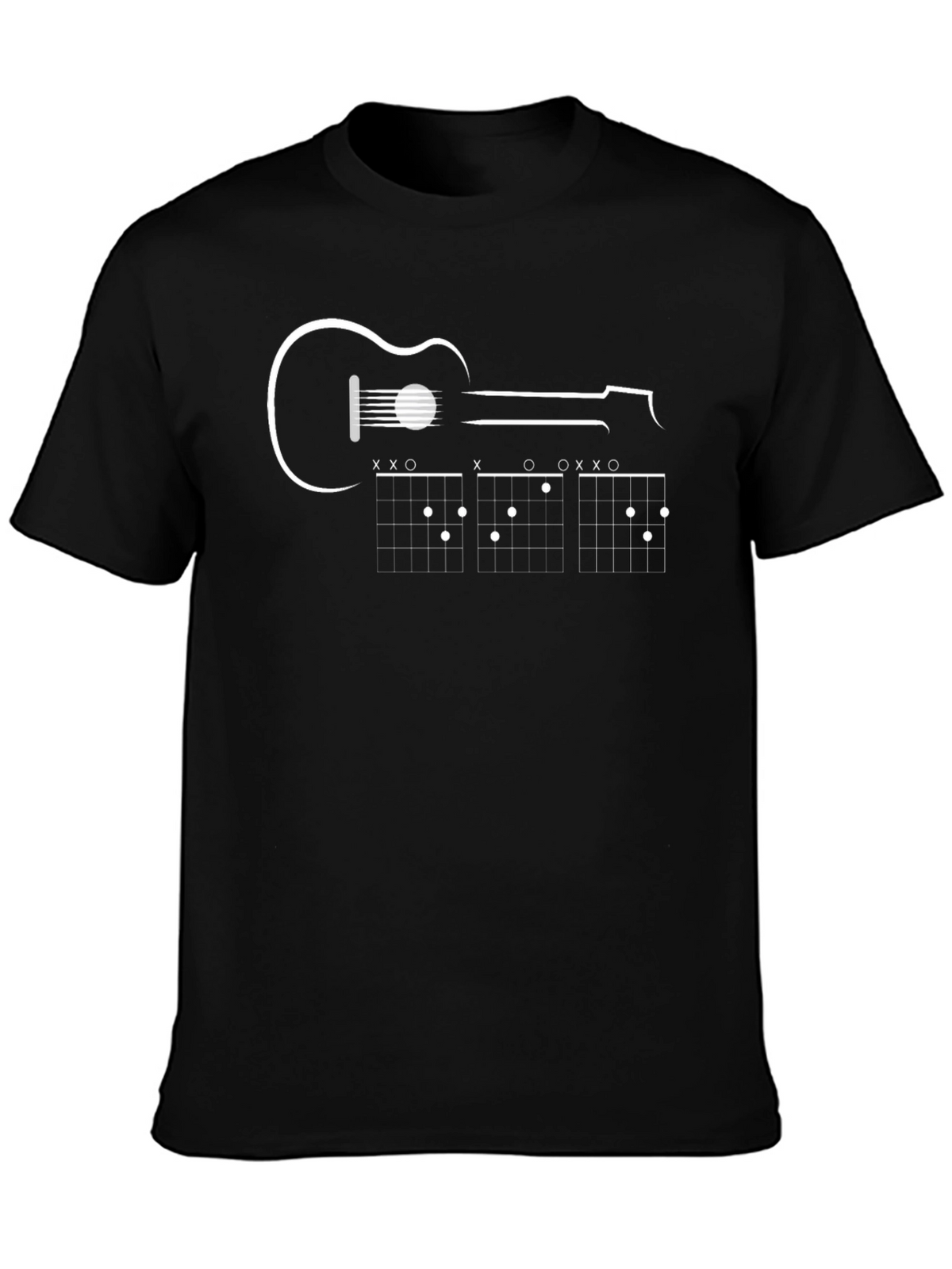 Guitar Chord Chart T-Shirt - Music Lover Tee