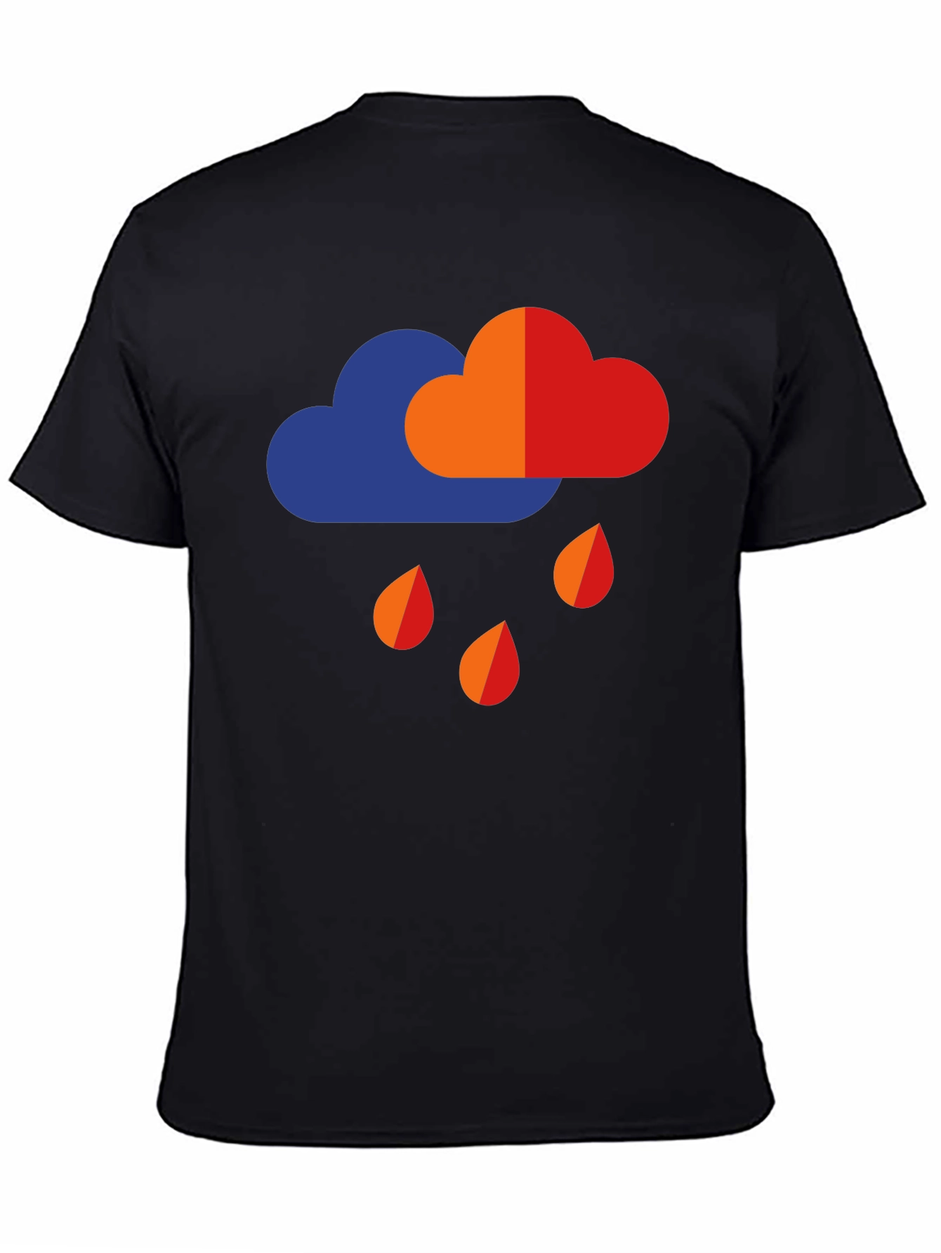 Rain Cloud Graphic T-Shirt - Weather Tee