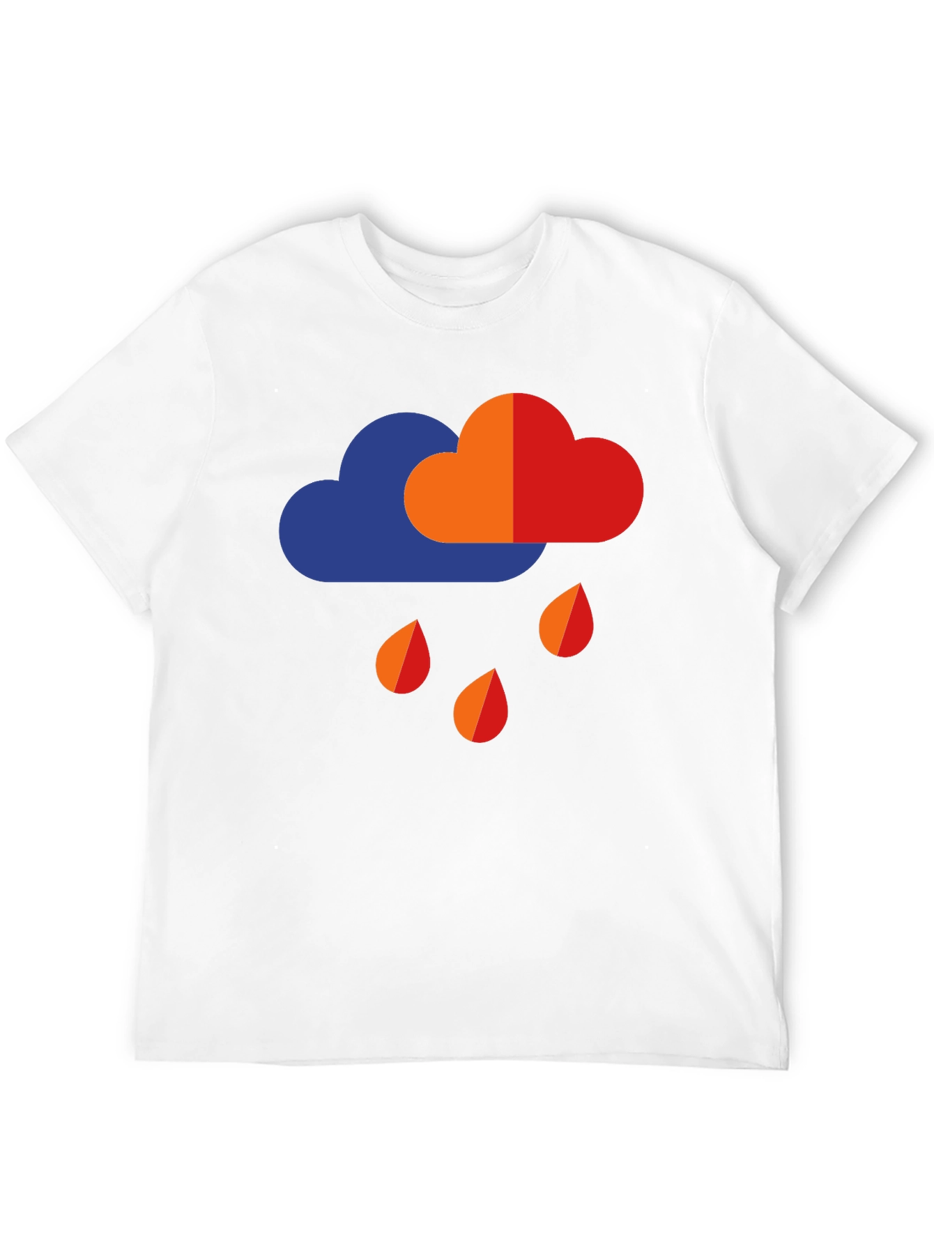 Rain Cloud Graphic T-Shirt - Weather Tee