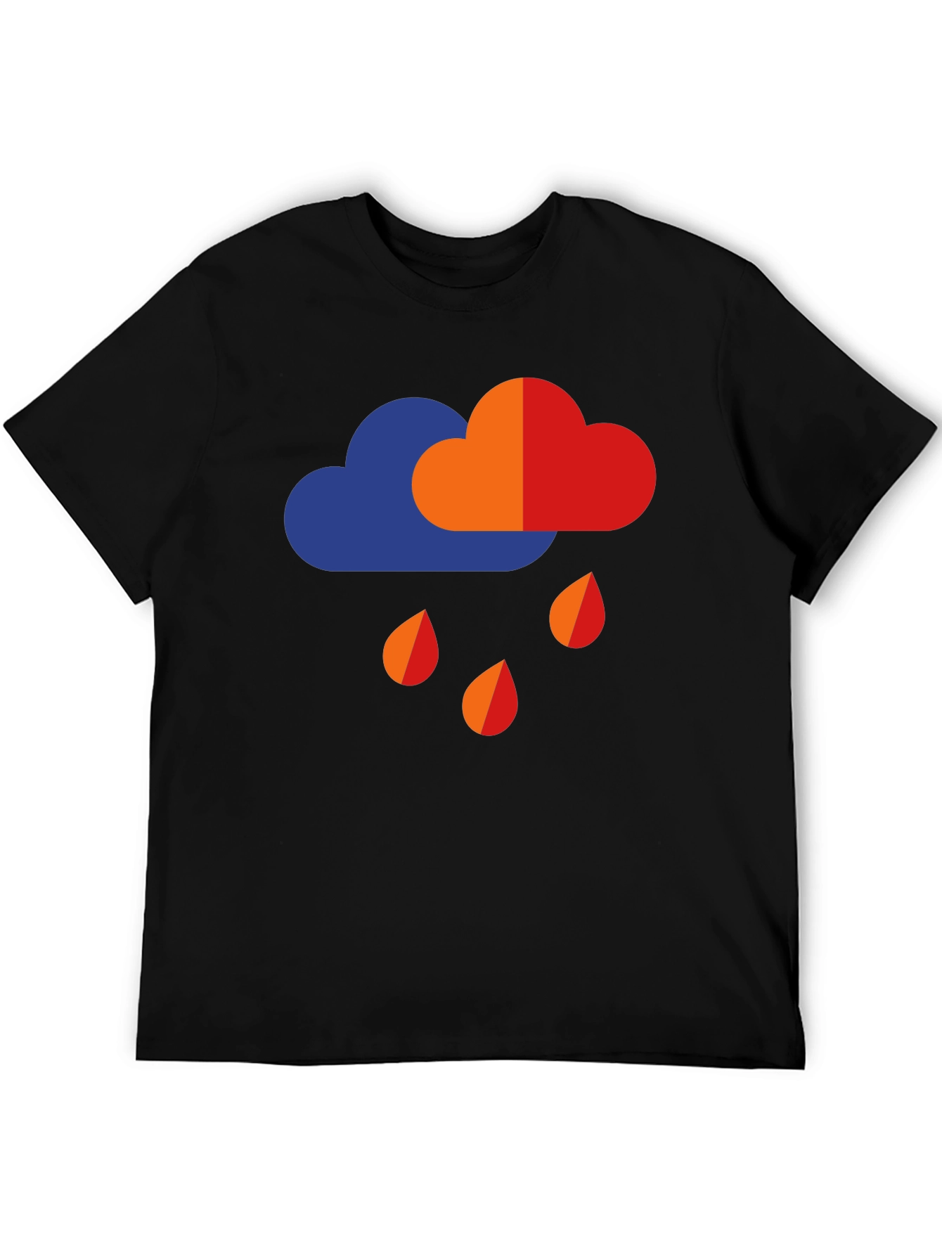 Rain Cloud Graphic T-Shirt - Weather Tee
