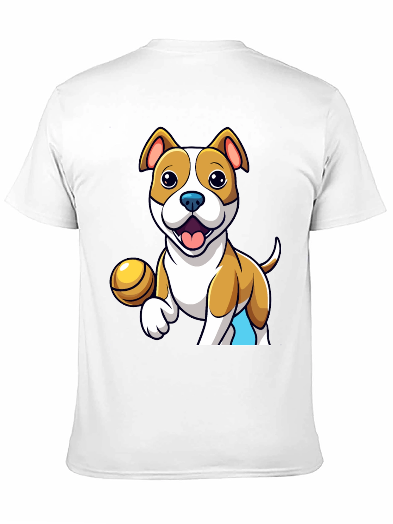 Cartoon Dog T-Shirt: Cute Pet Design