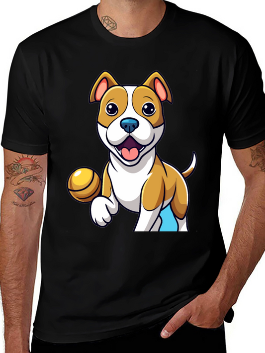 Cartoon Dog T-Shirt: Cute Pet Design