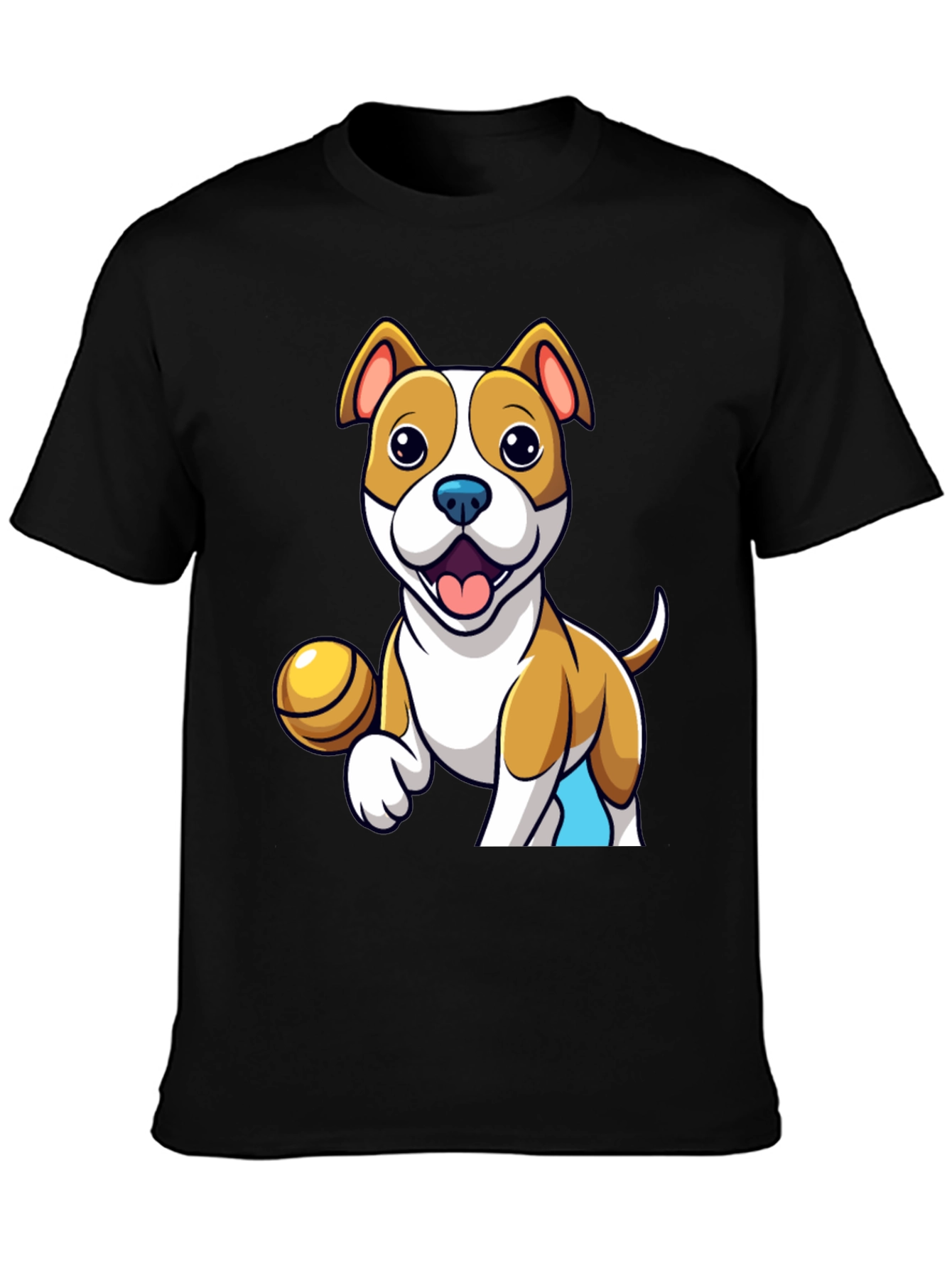Cartoon Dog T-Shirt: Cute Pet Design