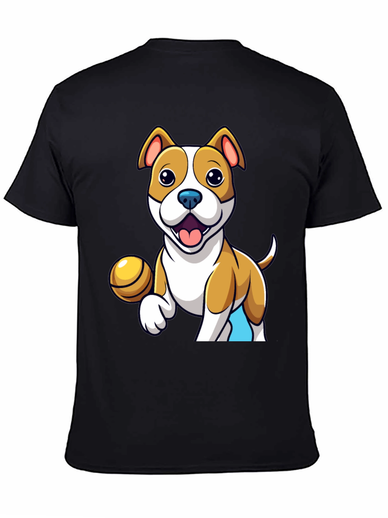 Cartoon Dog T-Shirt: Cute Pet Design
