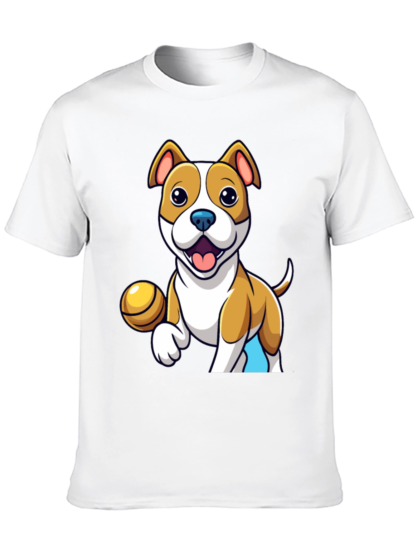 Cartoon Dog T-Shirt: Cute Pet Design