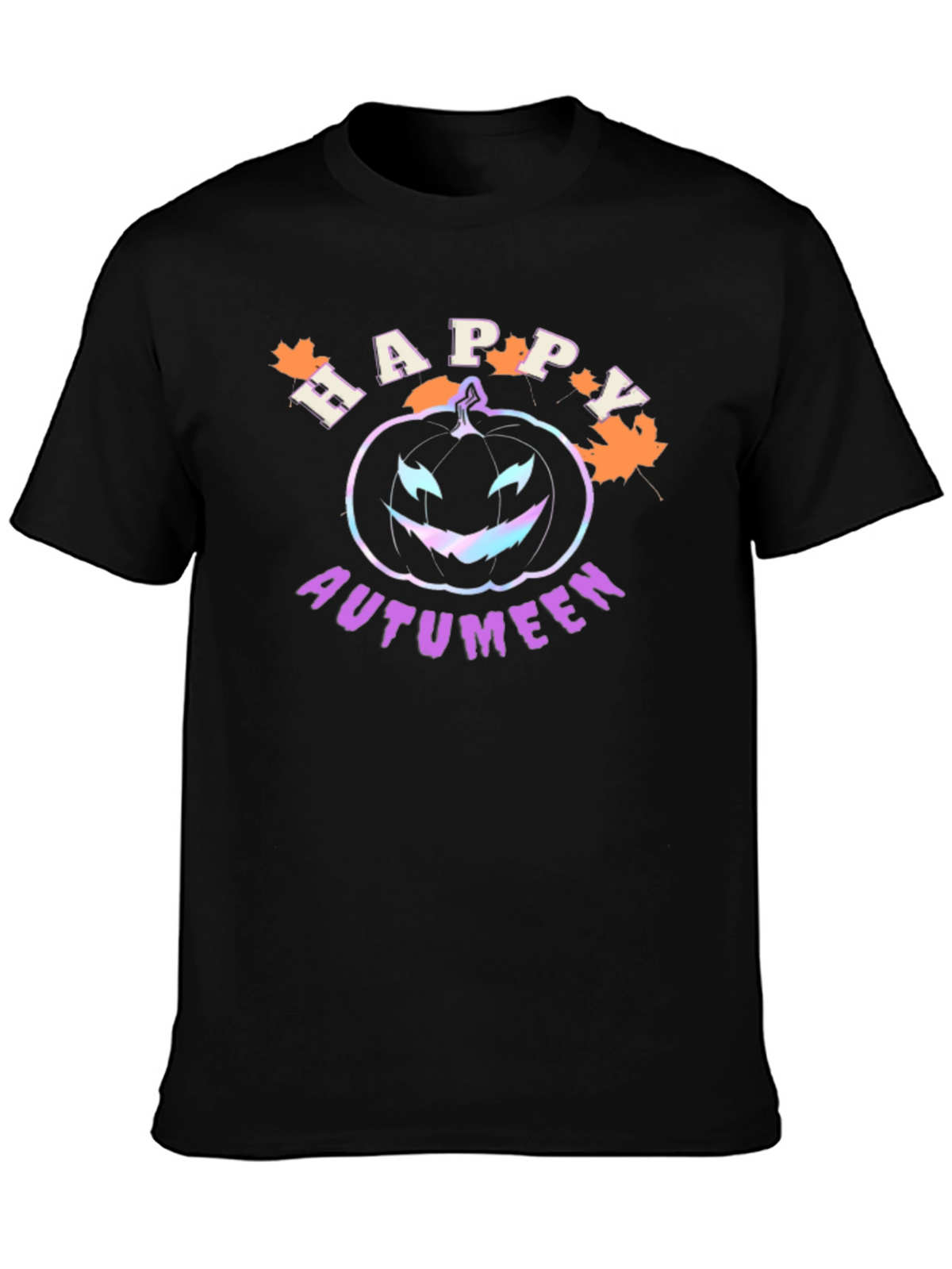 Happy Autumeen T-Shirt - Halloween Pumpkin Tee