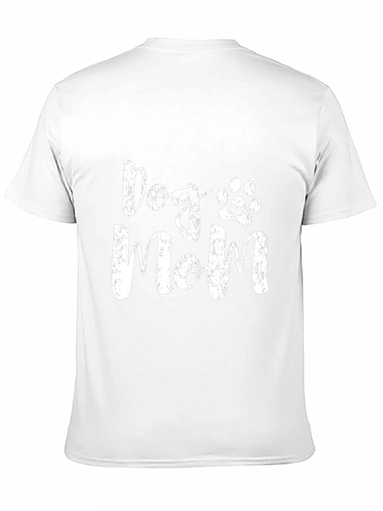 Dog Mom T-Shirt - Paw Print Heart