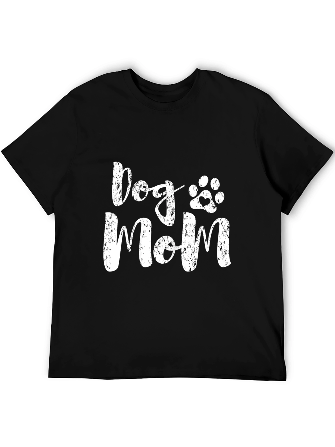 Dog Mom T-Shirt - Paw Print Heart
