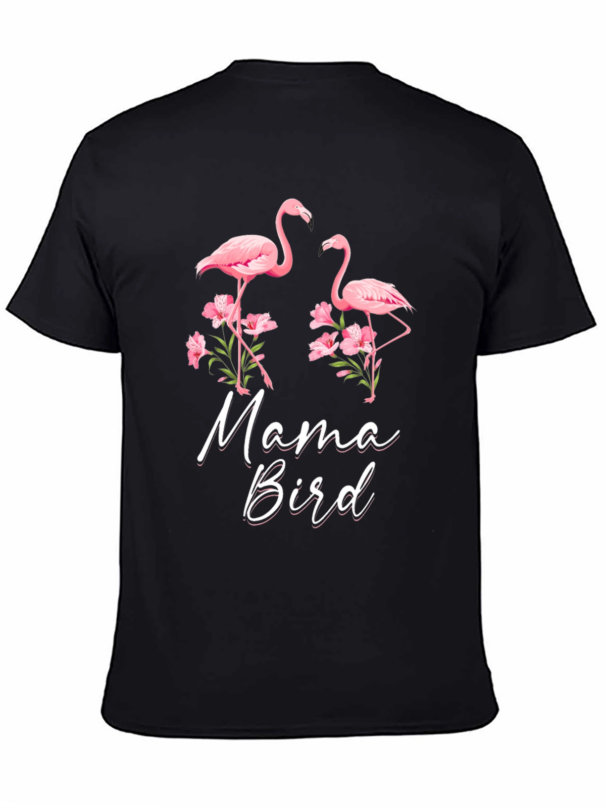 Mama Bird Flamingo Graphic Tee