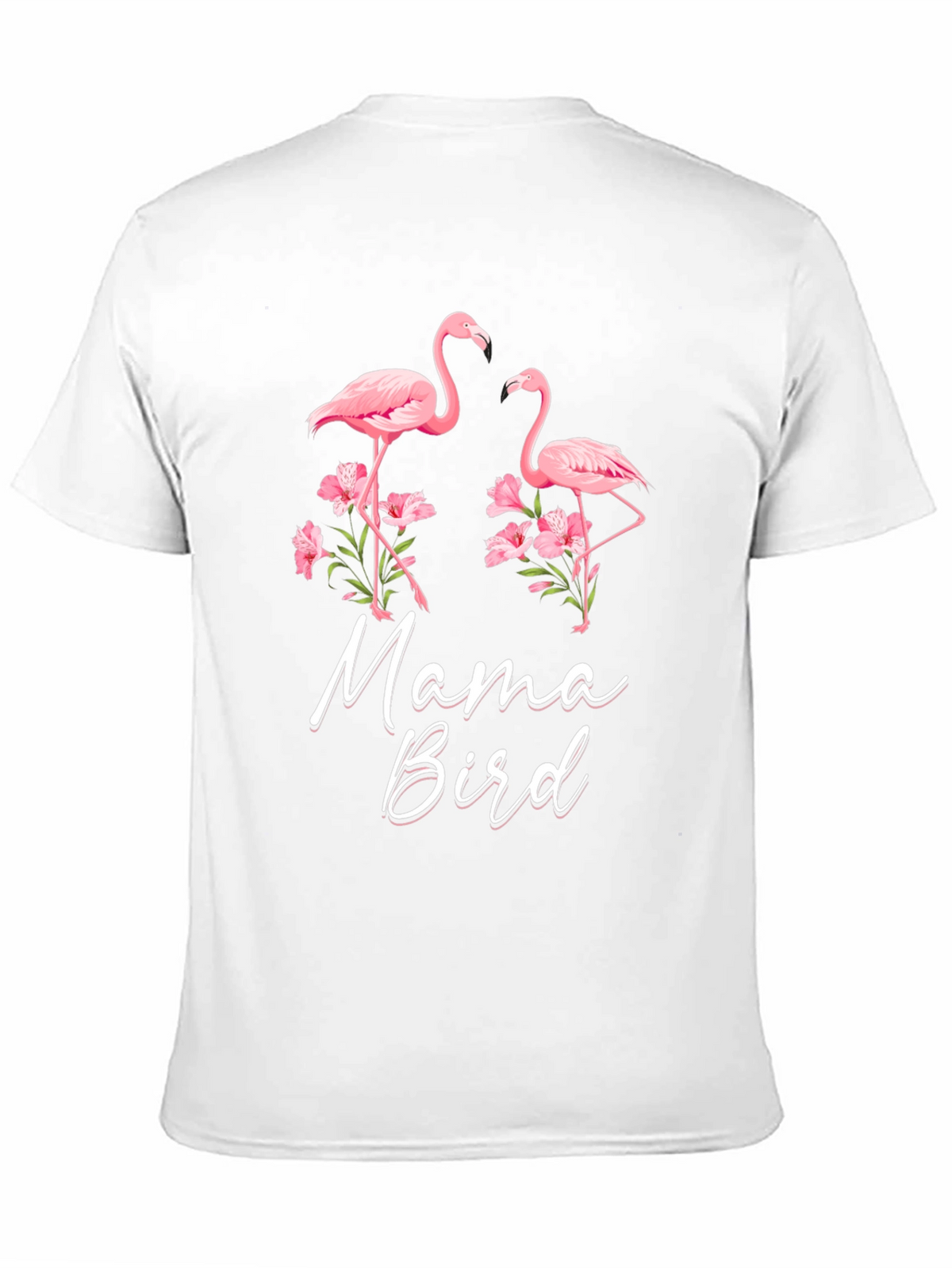 Mama Bird Flamingo Graphic Tee