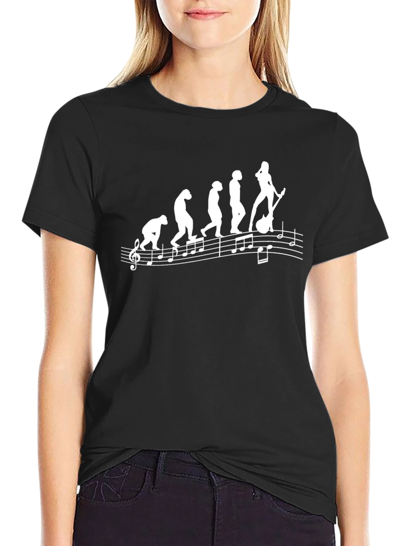 Evolution of Rock T-Shirt - Funny Musician Tee