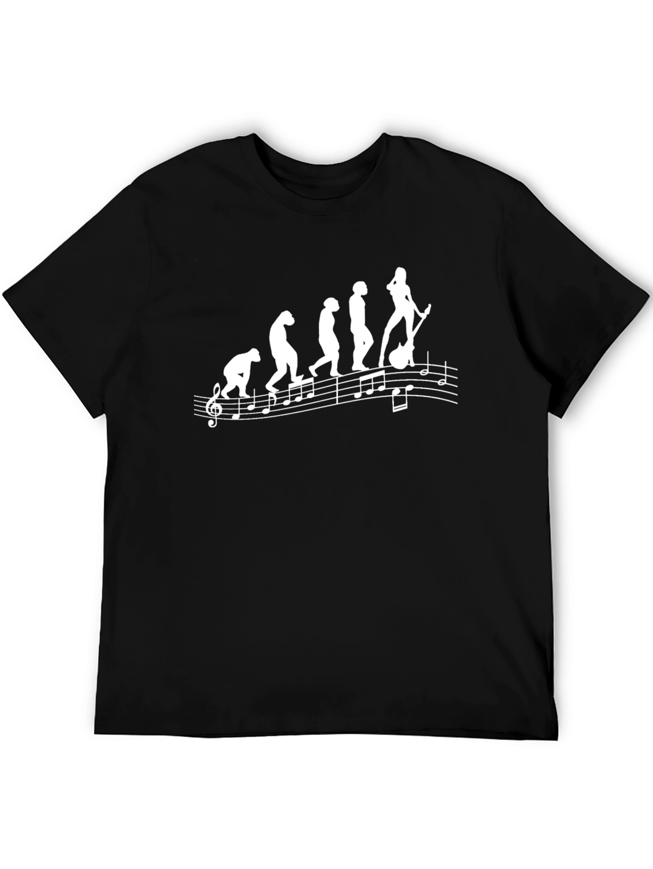 Evolution of Rock T-Shirt - Funny Musician Tee