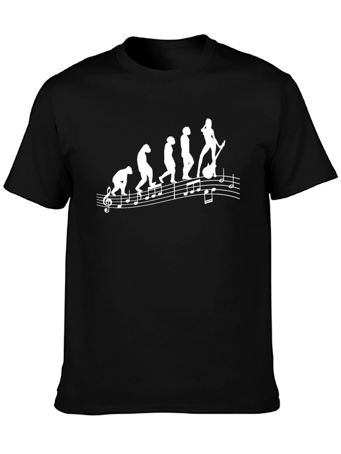 Evolution of Rock T-Shirt - Funny Musician Tee