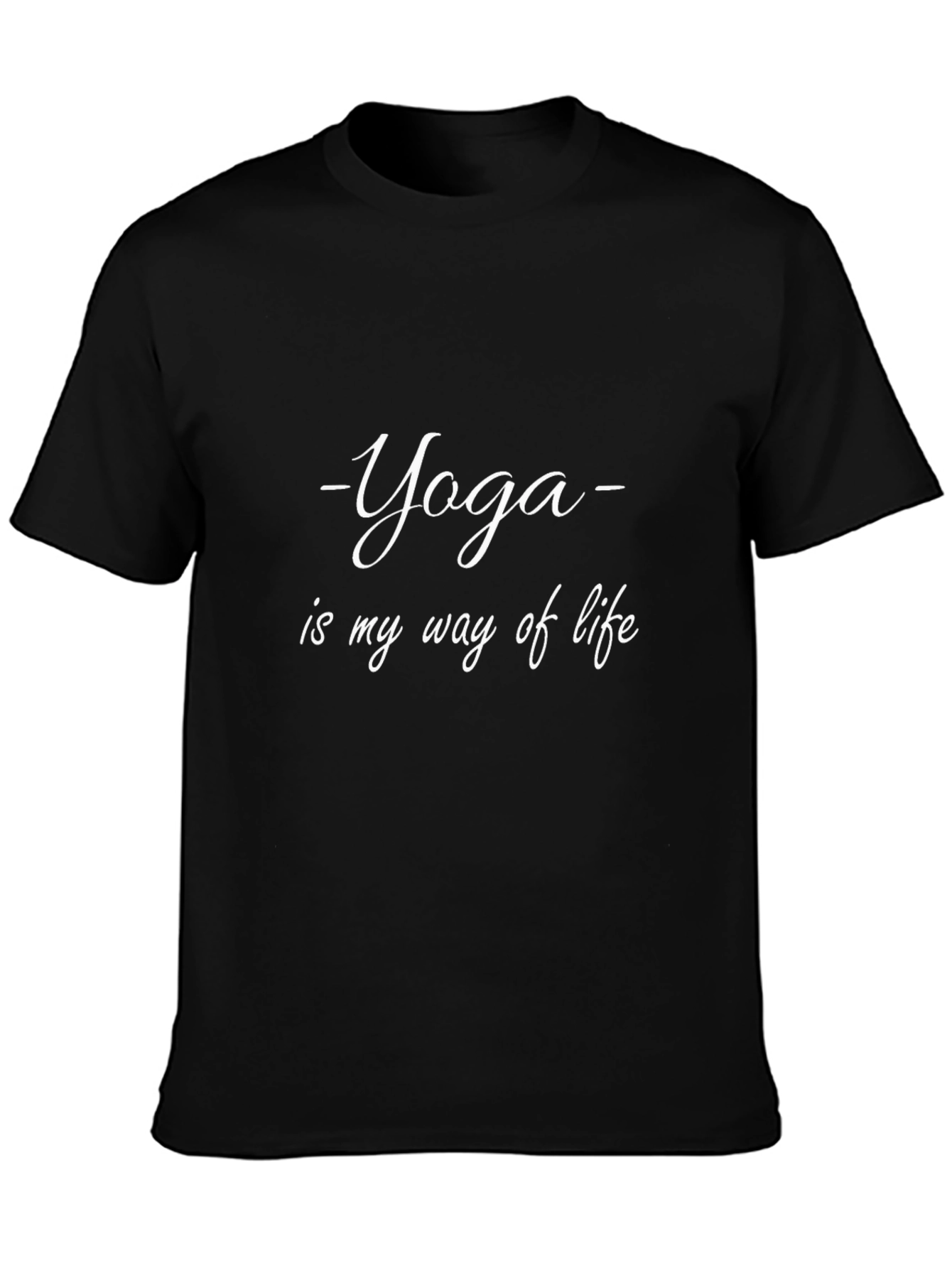 Yoga is My Way of Life Black T-Shirt