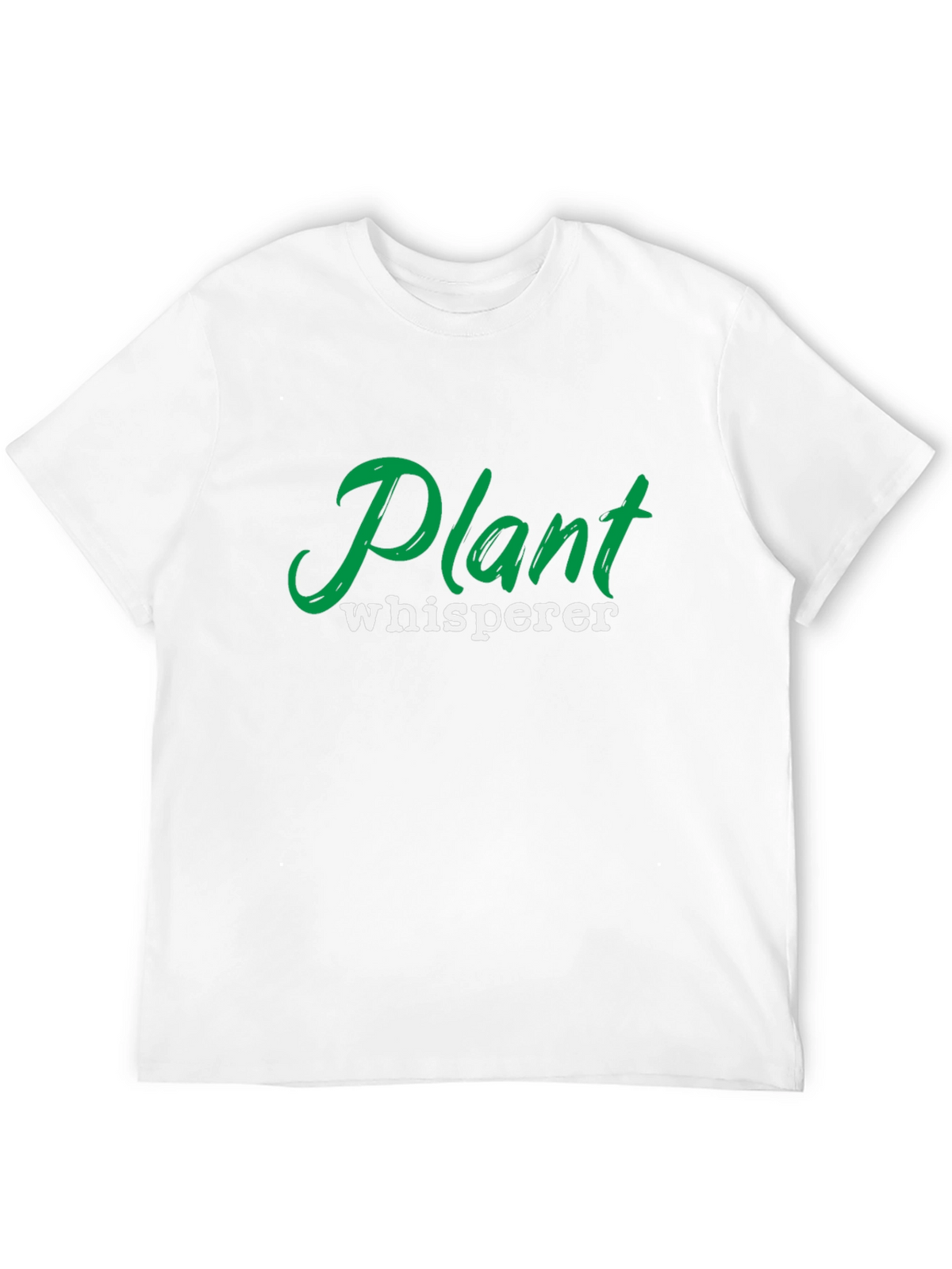 Plant Whisperer Black Graphic Tee for Gardeners