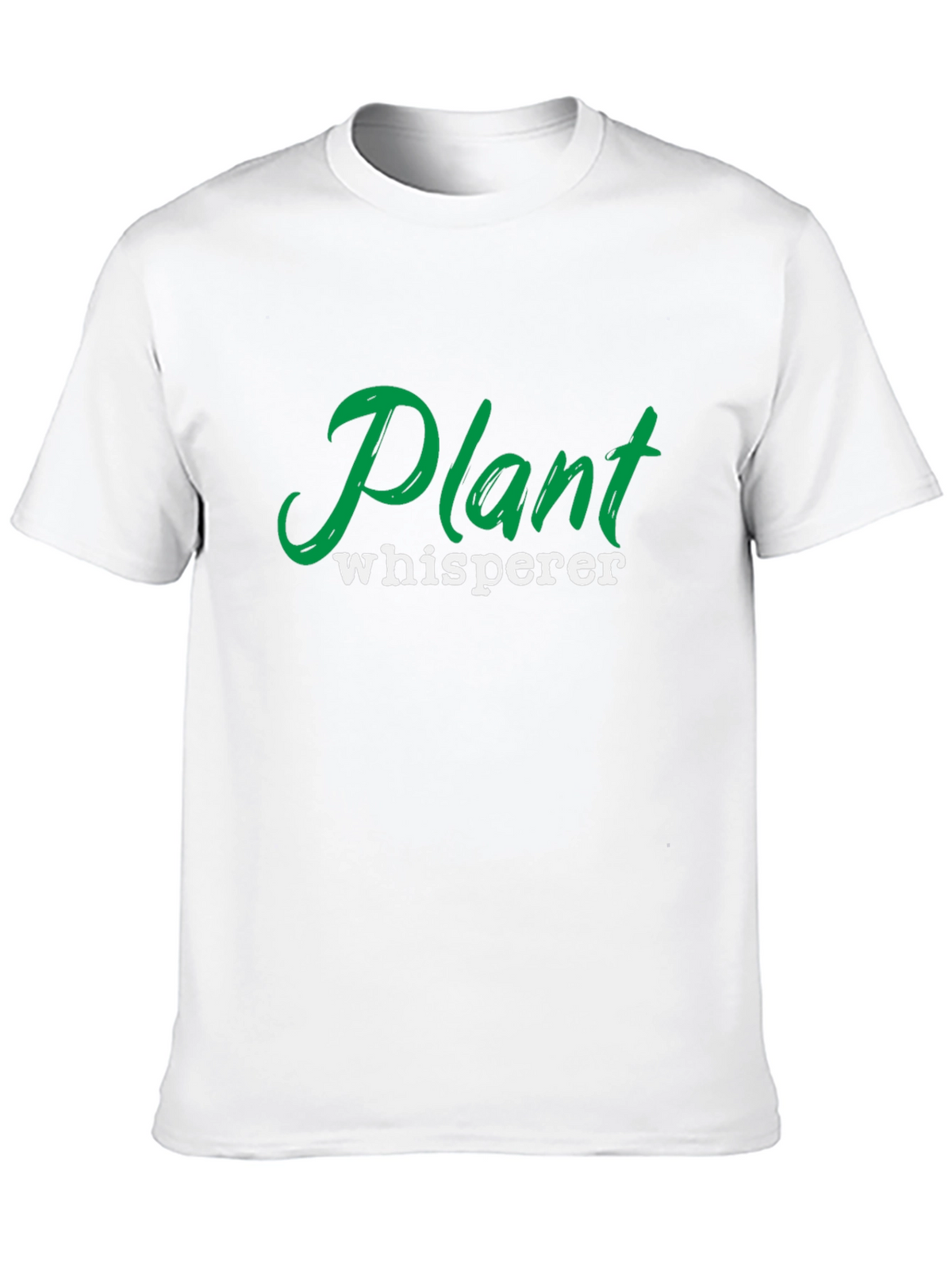 Plant Whisperer Black Graphic Tee for Gardeners