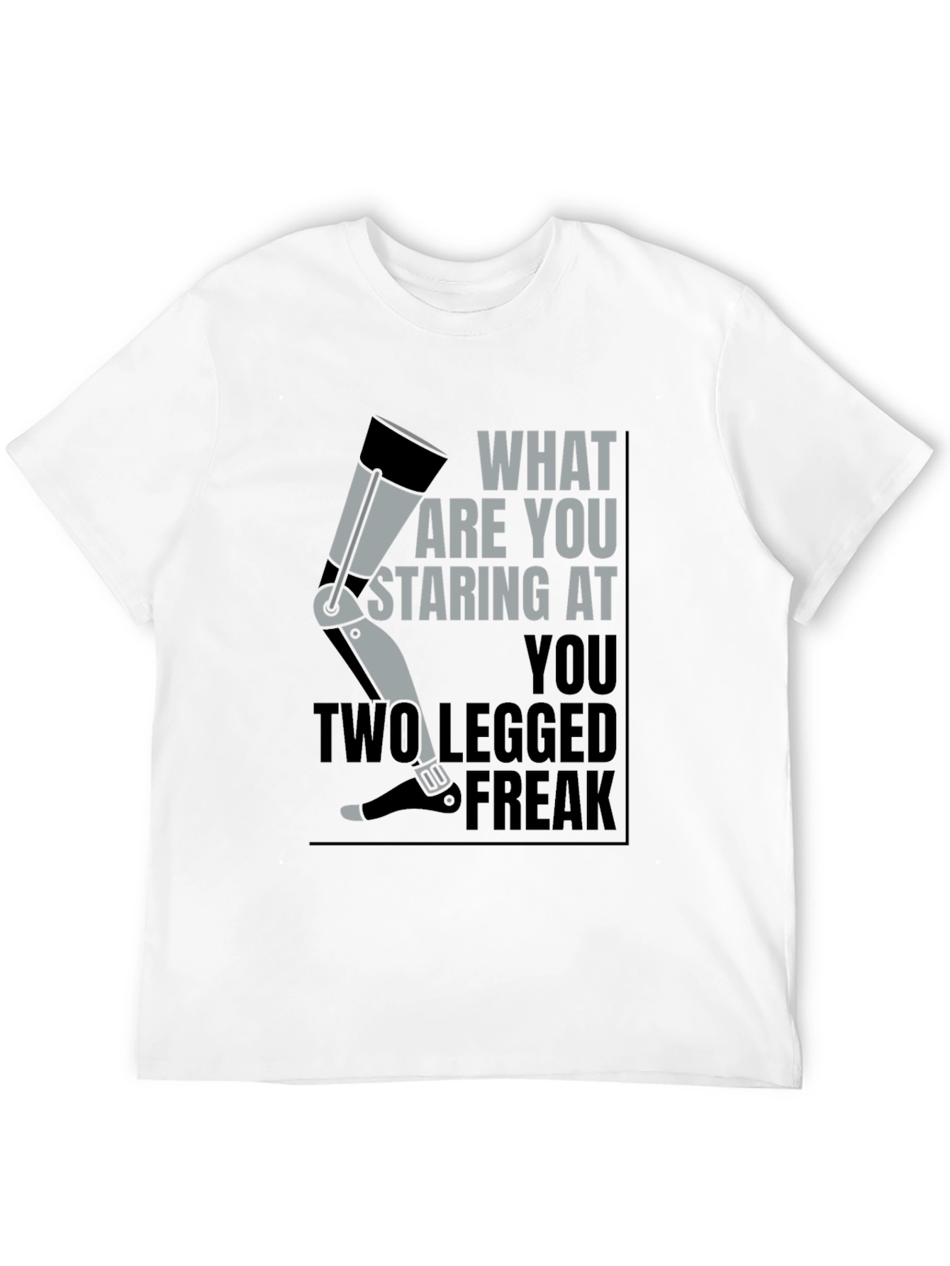 Prosthetic Leg Graphic T-Shirt