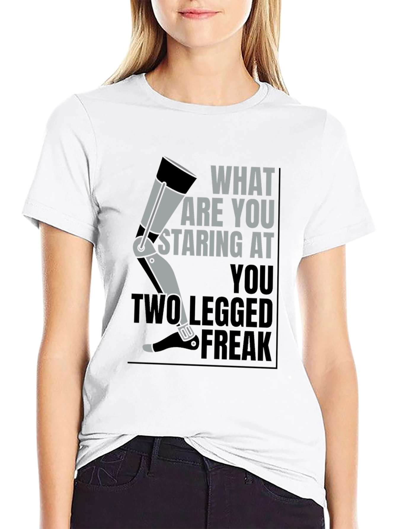 Prosthetic Leg Graphic T-Shirt