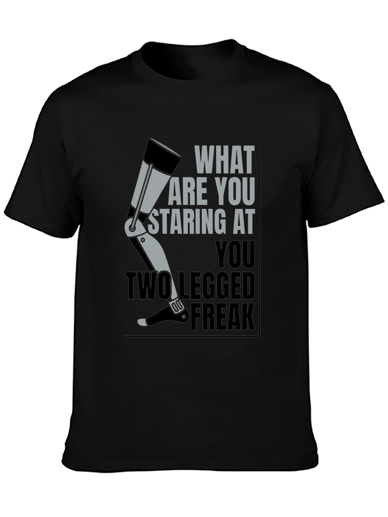 Prosthetic Leg Graphic T-Shirt