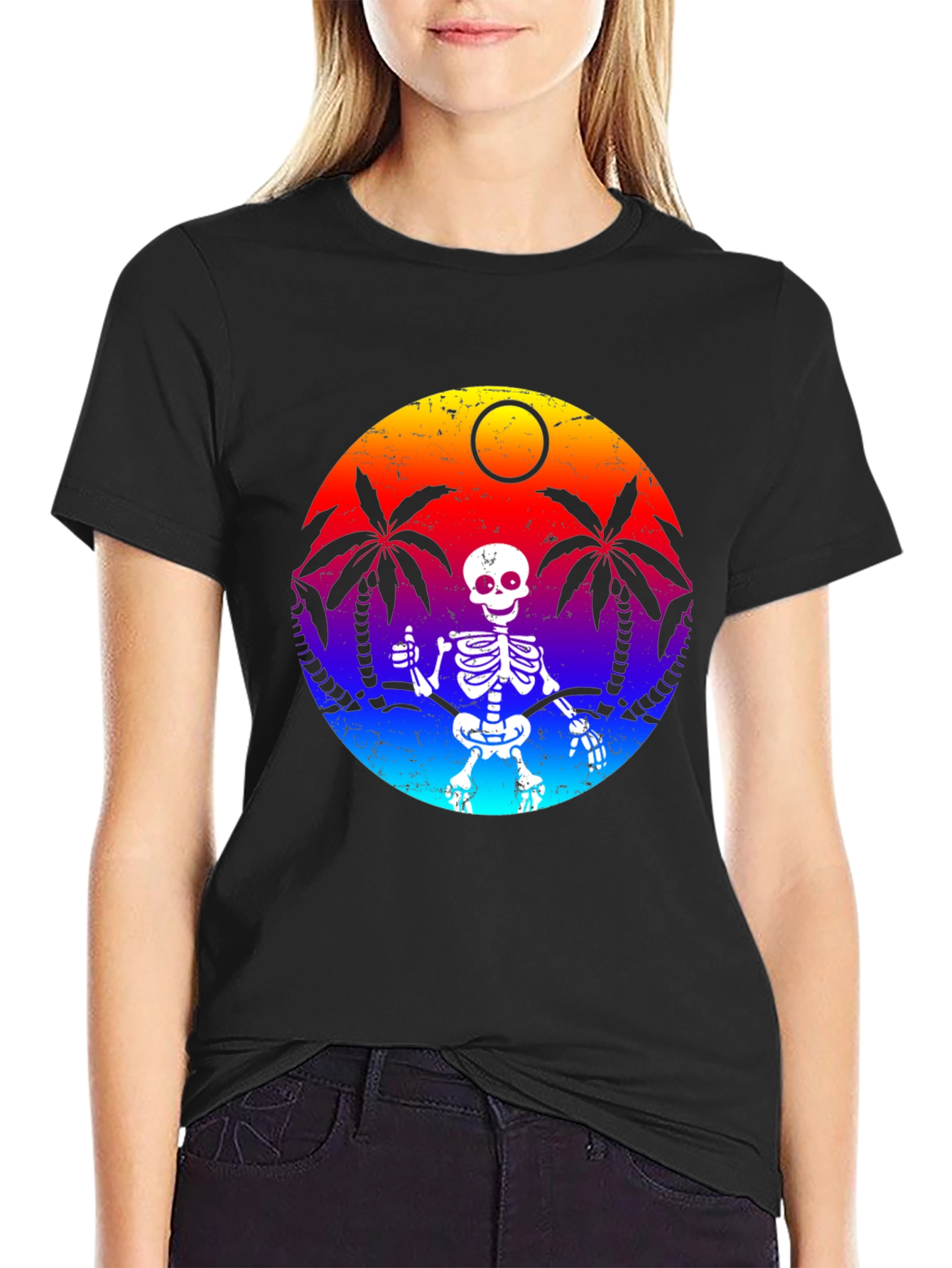 Tropical Skeleton Graphic Tee