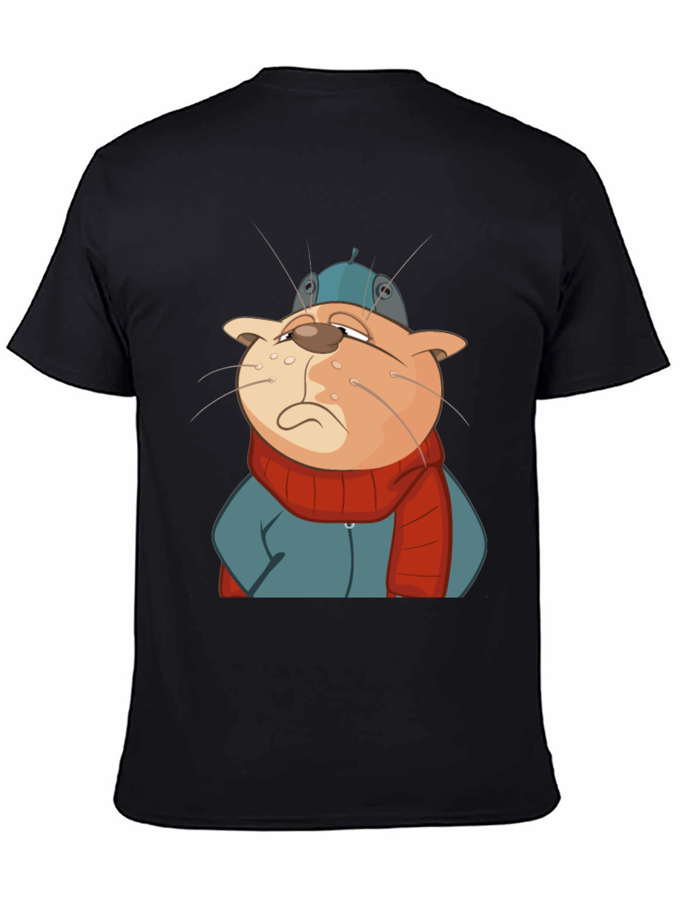 Cartoon Cat T-Shirt: Wearable Art!