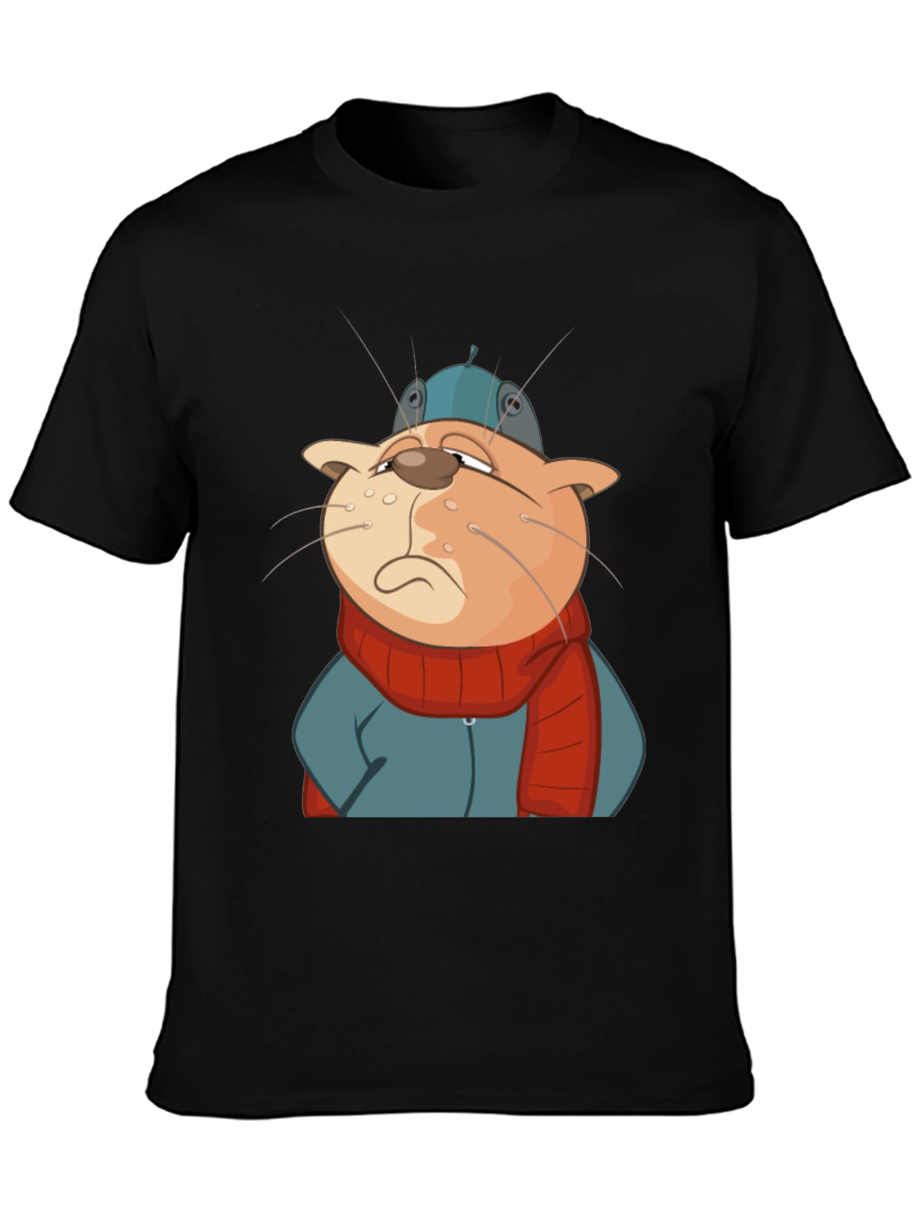 Cartoon Cat T-Shirt: Wearable Art!