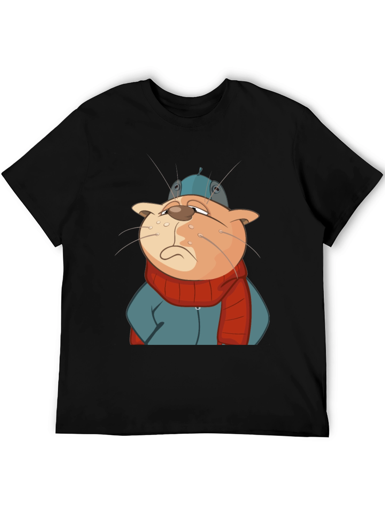 Cartoon Cat T-Shirt: Wearable Art!