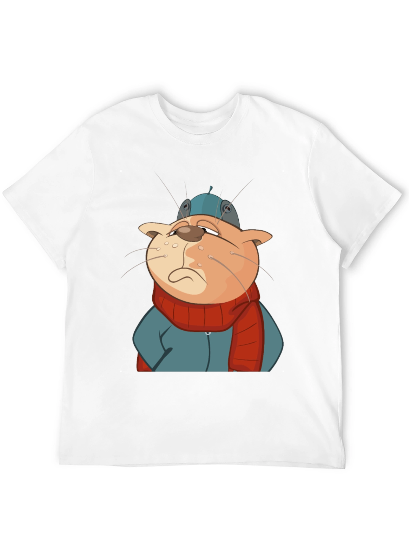 Cartoon Cat T-Shirt: Wearable Art!