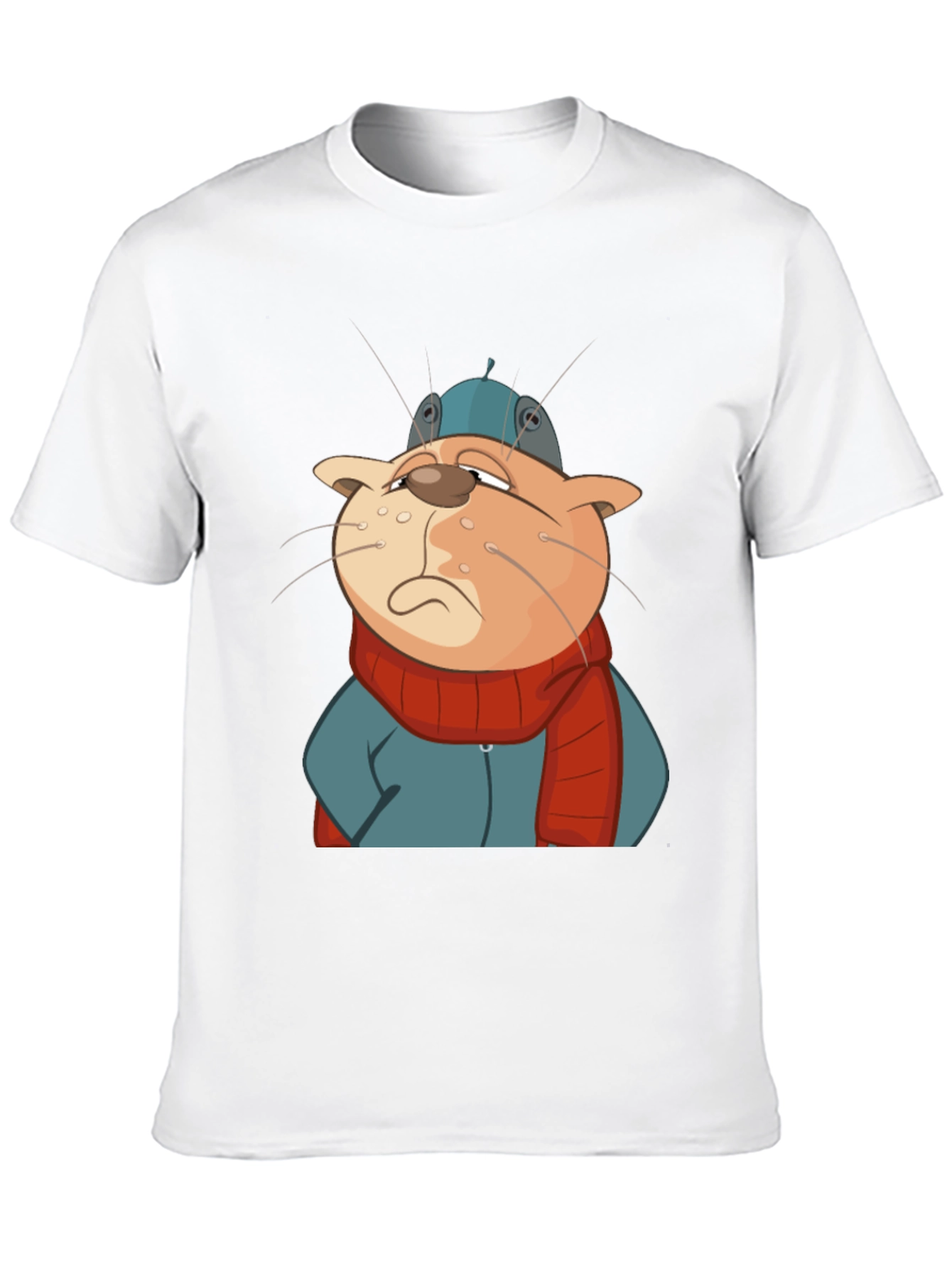 Cartoon Cat T-Shirt: Wearable Art!