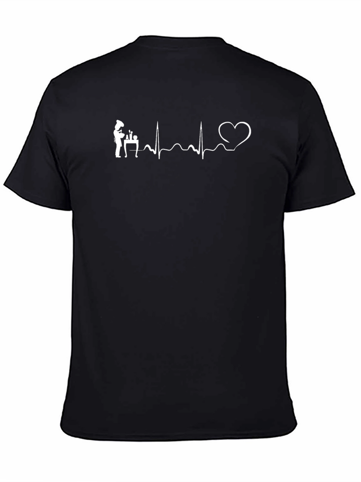 Chef Heartbeat T-Shirt - Culinary Passion Tee