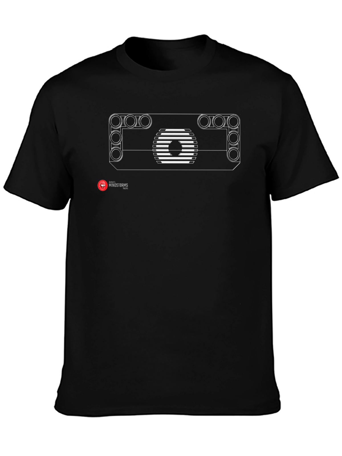 Mindstorms Inspired Graphic Tee - Black