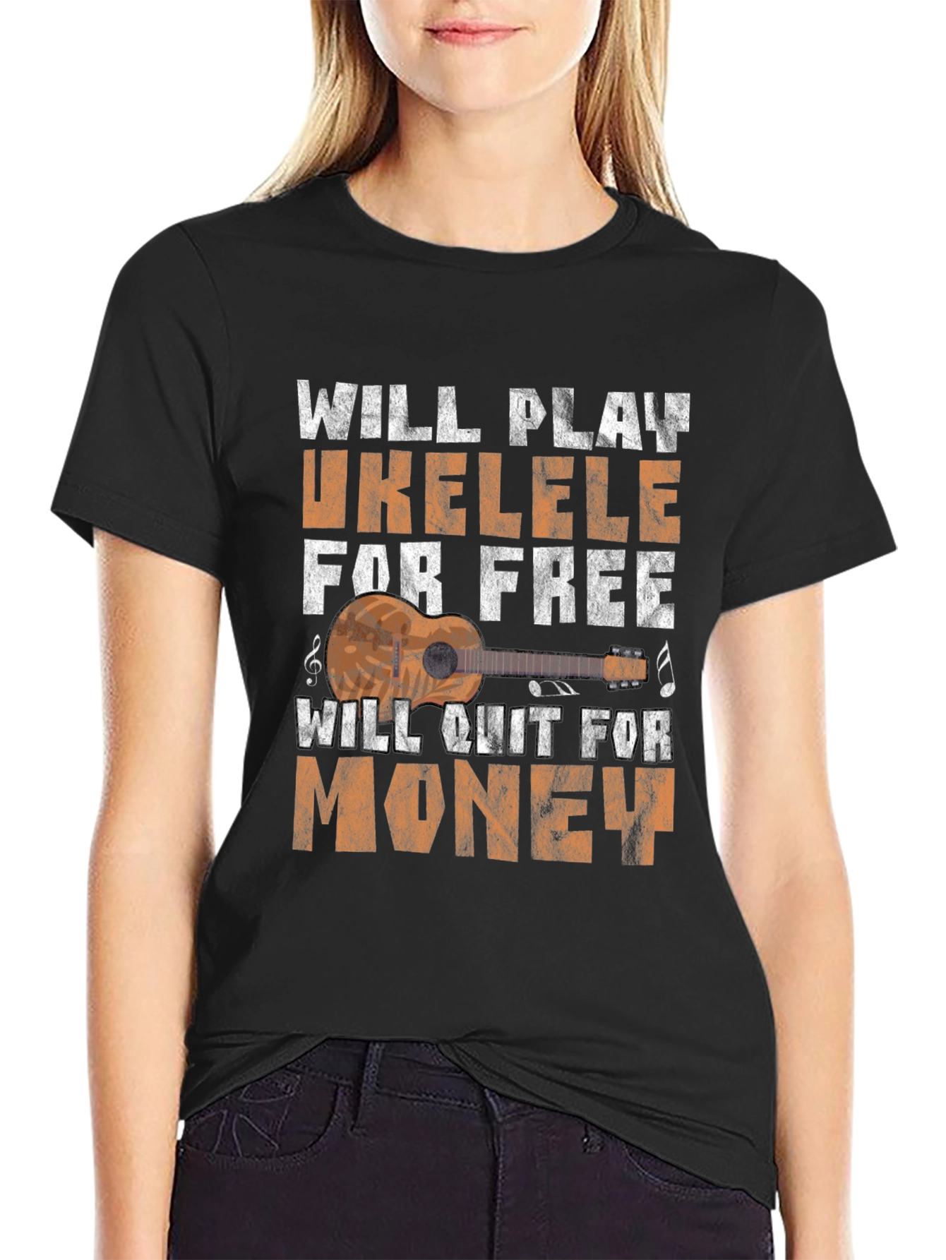 Will Play Ukulele For Free T-Shirt