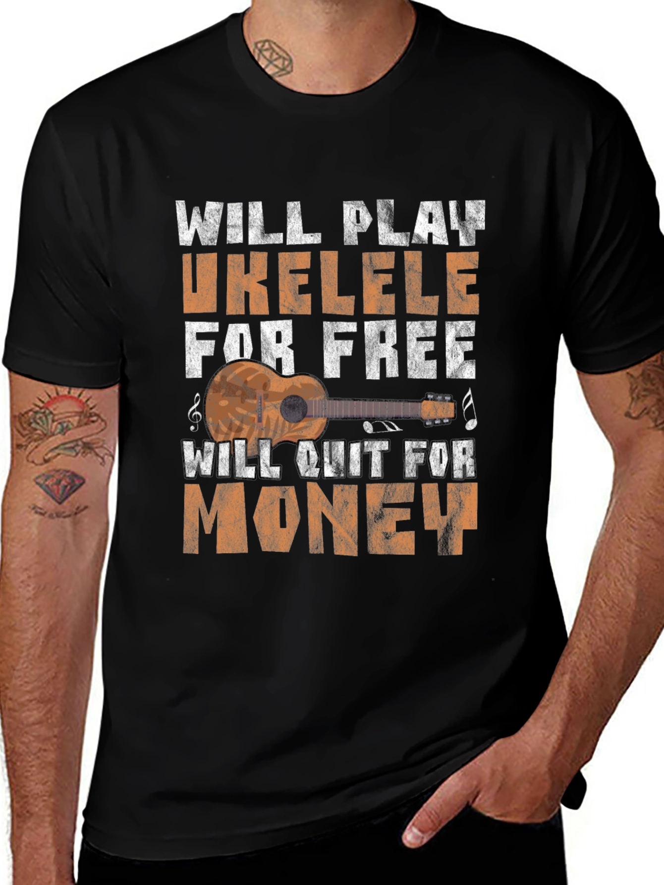 Will Play Ukulele For Free T-Shirt