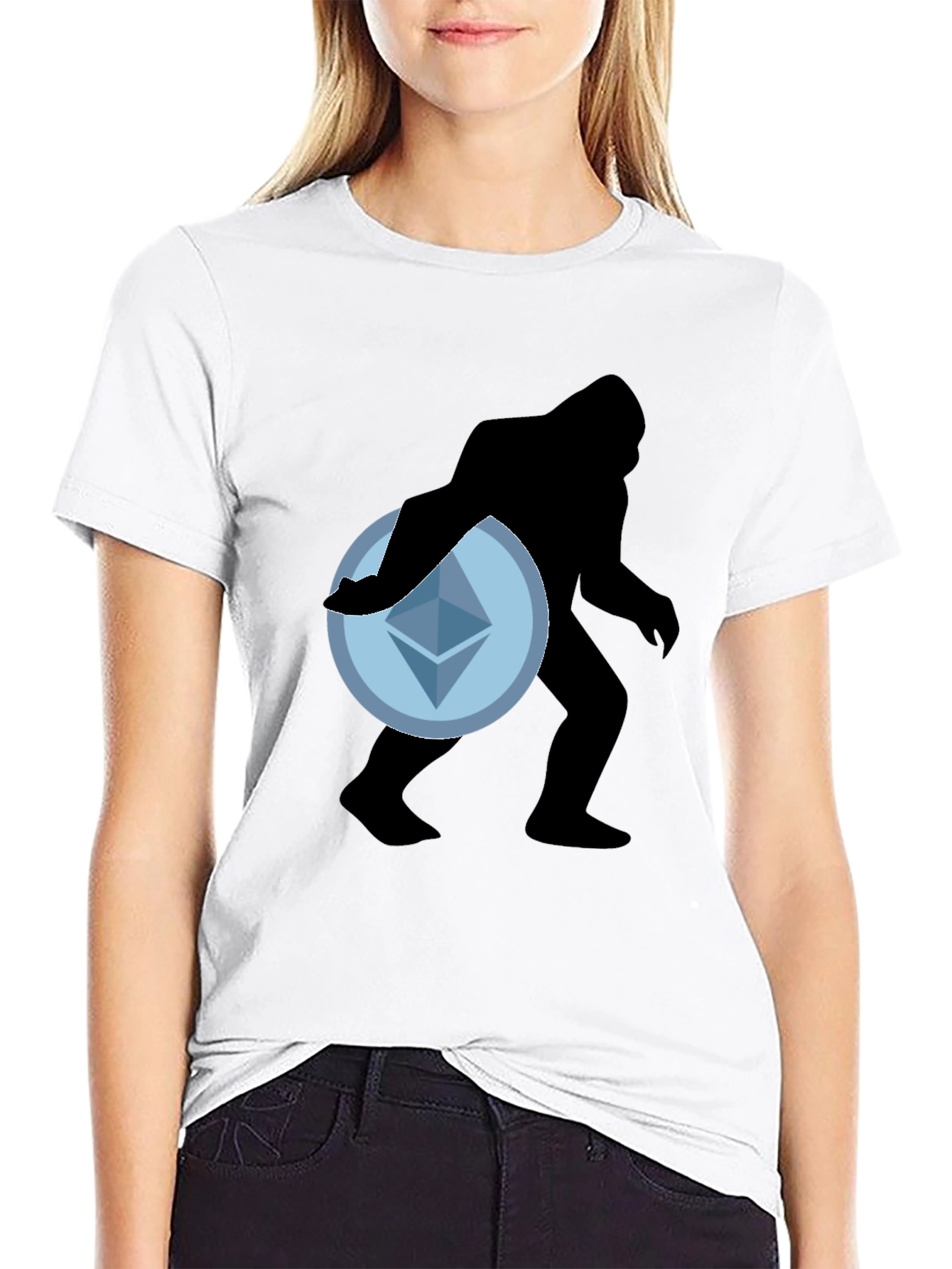 Crypto Bigfoot Ethereum Tee - Black