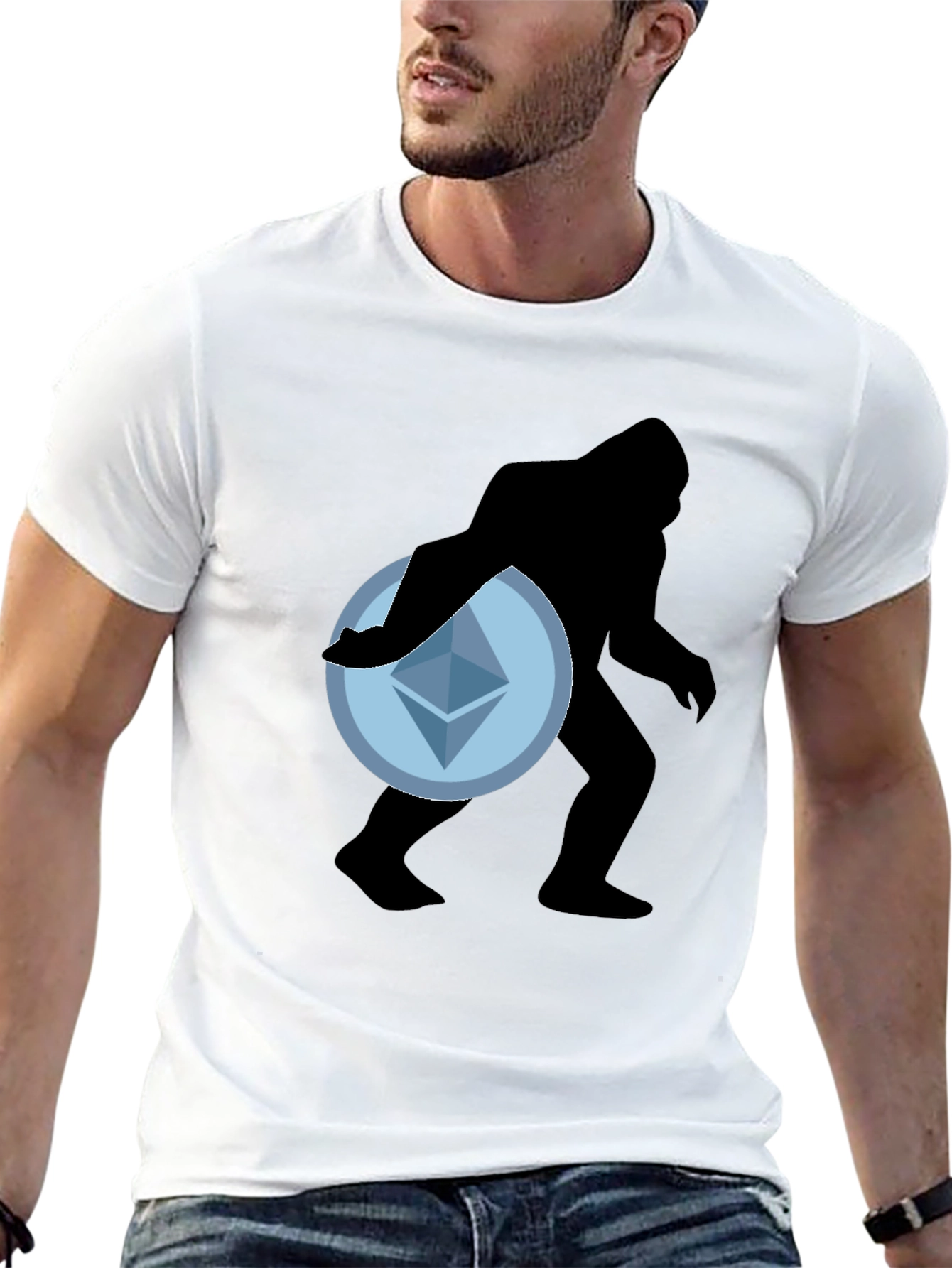 Crypto Bigfoot Ethereum Tee - Black