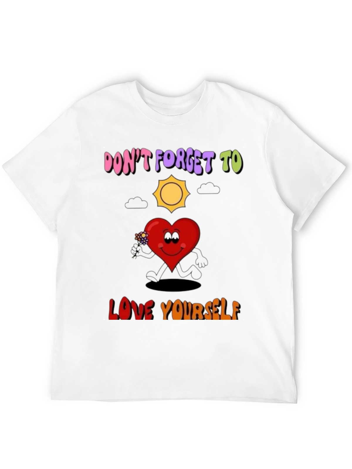 Positive Vibes Black Graphic T-Shirt