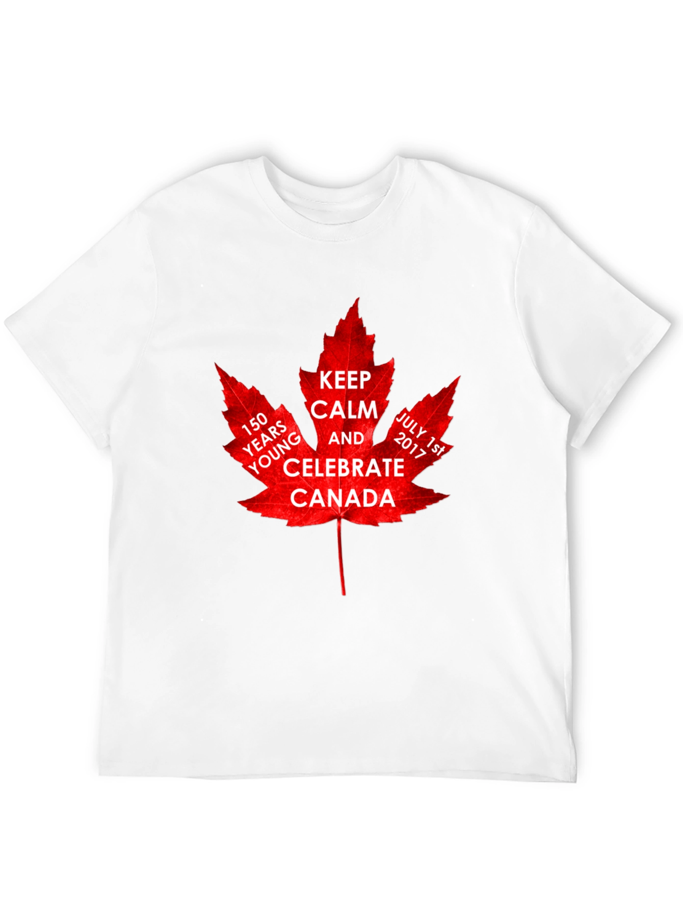 Canada 150th Celebration Maple Leaf T-Shirt