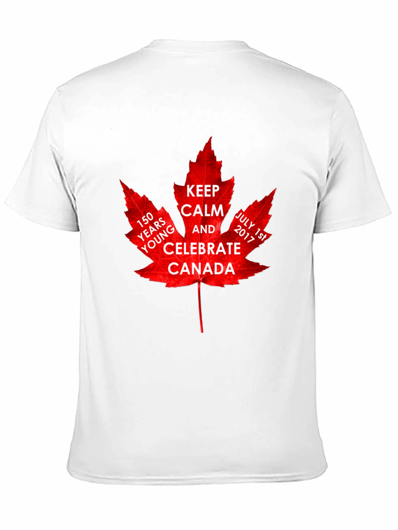 Canada 150th Celebration Maple Leaf T-Shirt