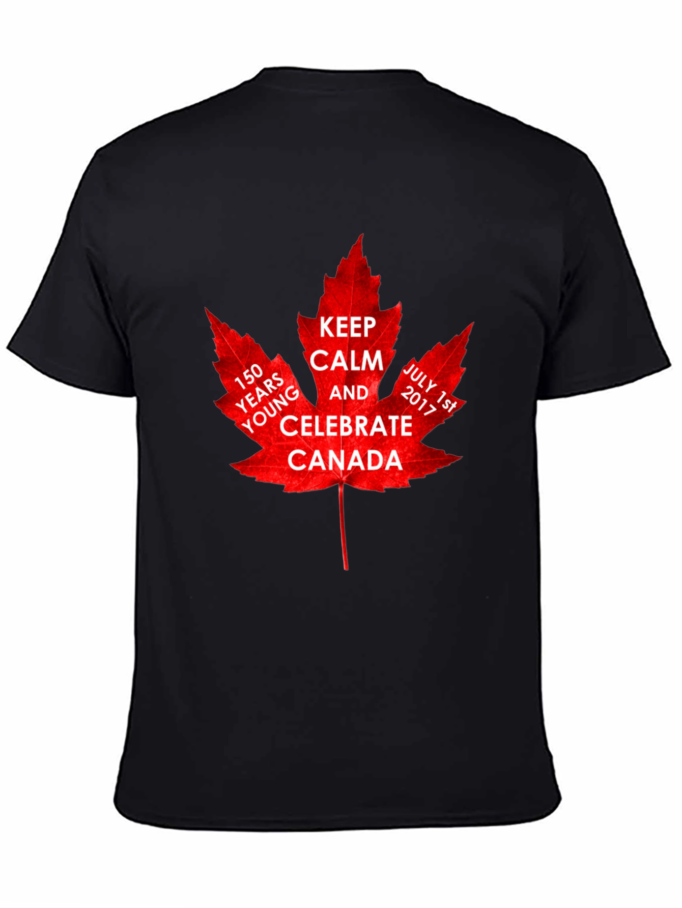 Canada 150th Celebration Maple Leaf T-Shirt
