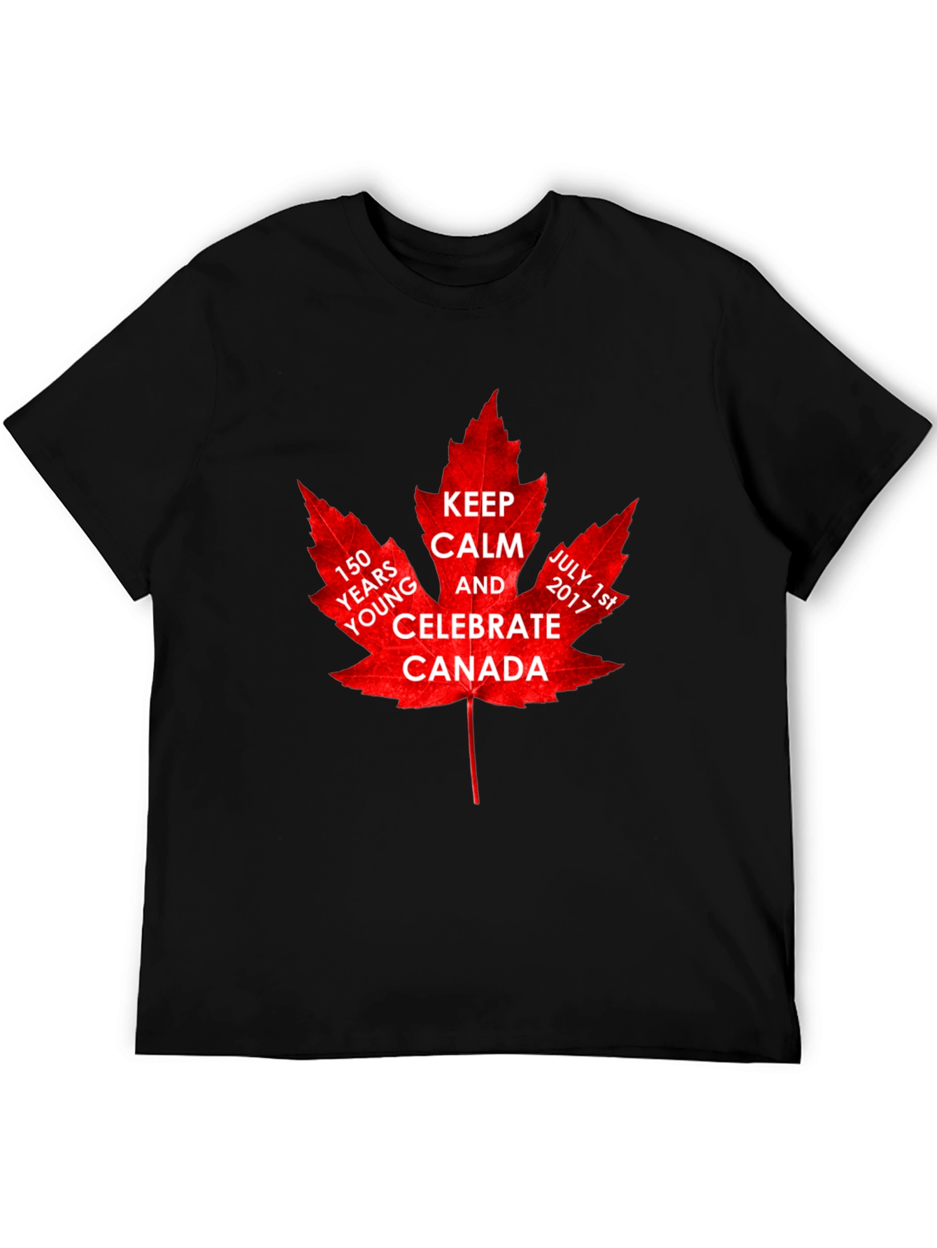 Canada 150th Celebration Maple Leaf T-Shirt