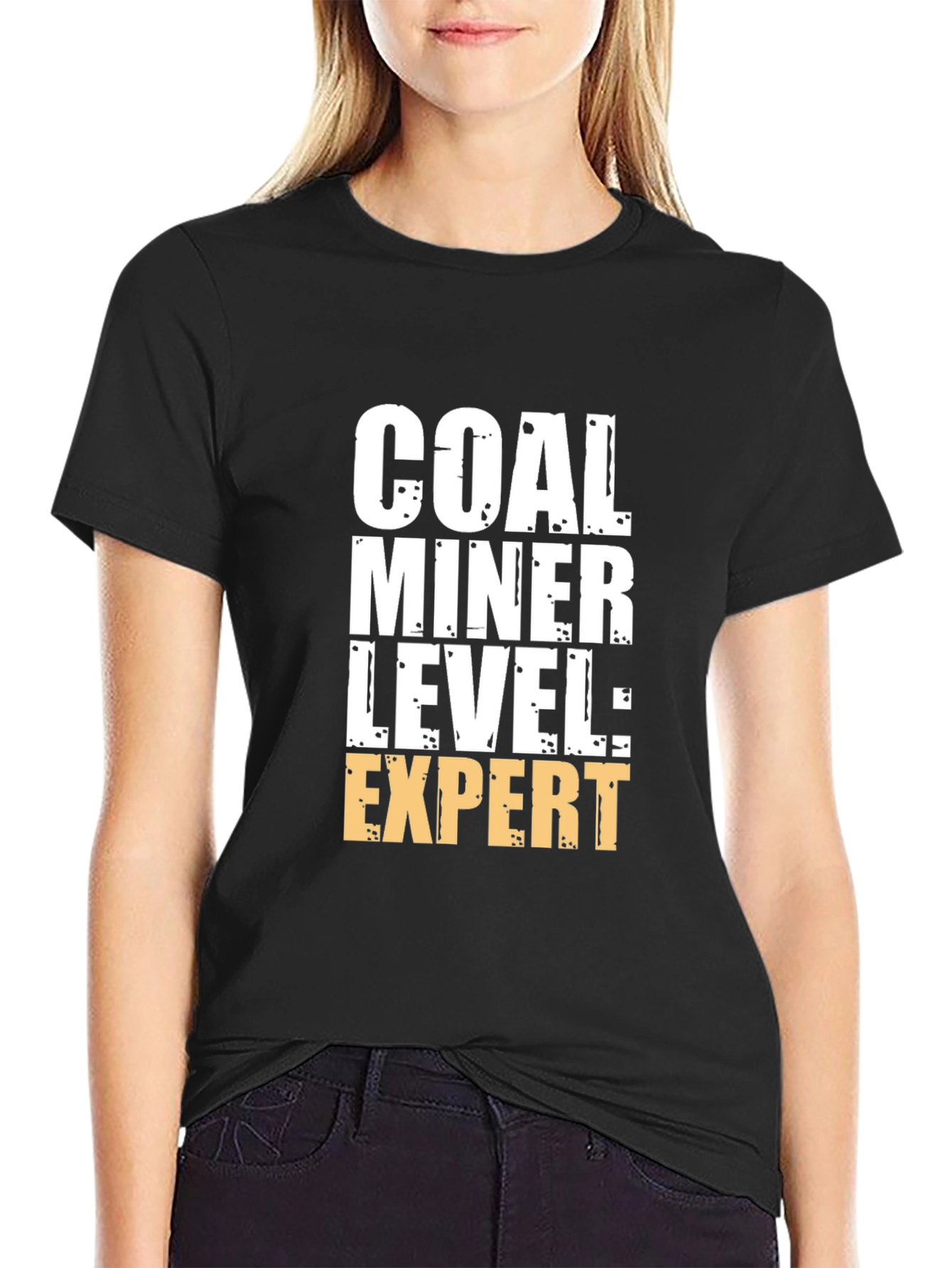 Coal Miner Level Expert Graphic Tee