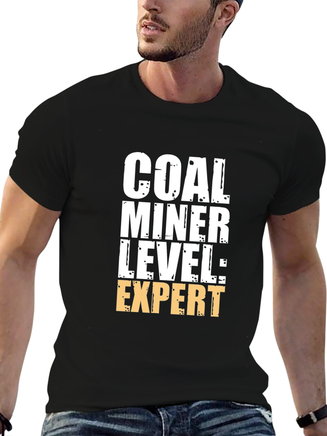 Coal Miner Level Expert Graphic Tee